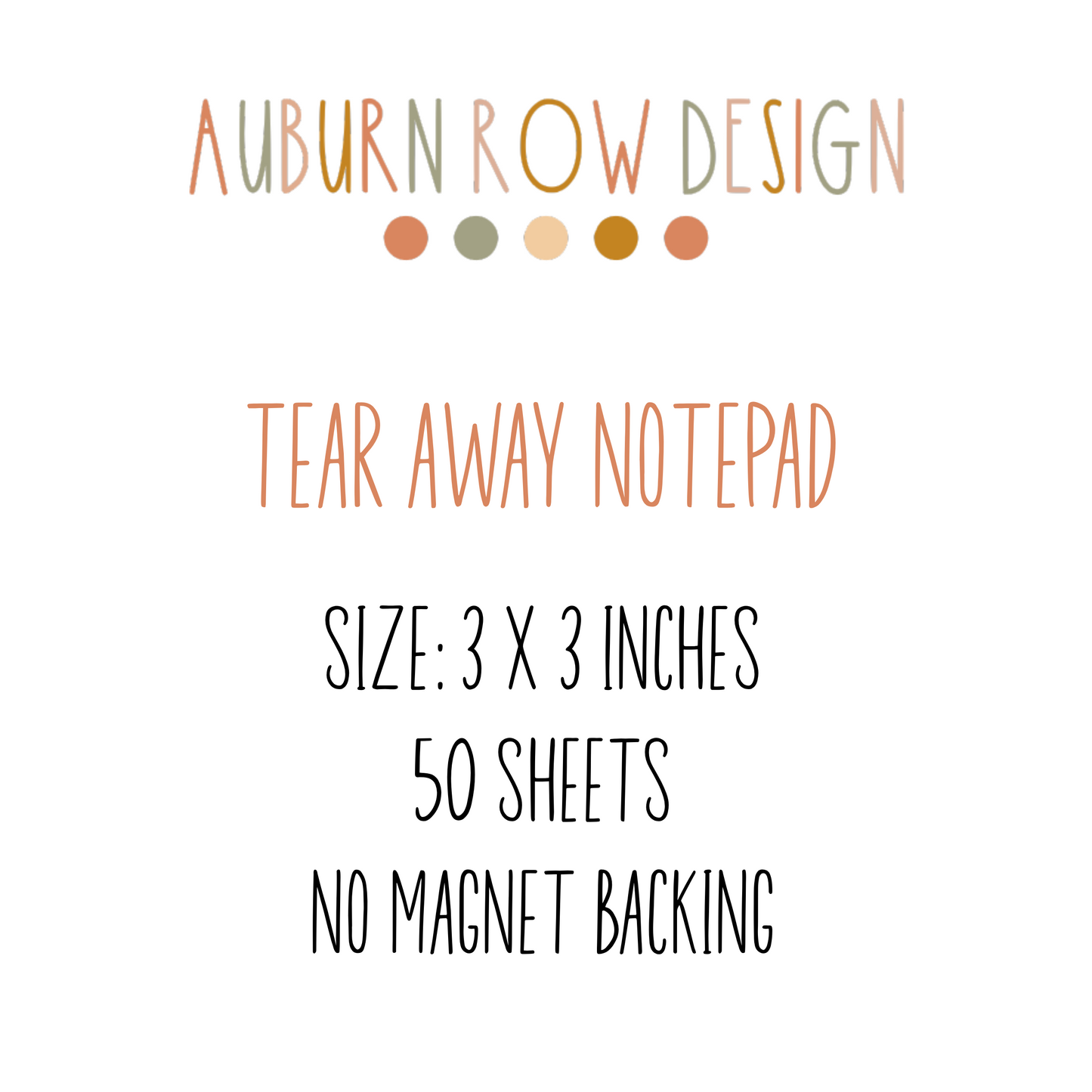 Sleigh the Day Christmas Notepad