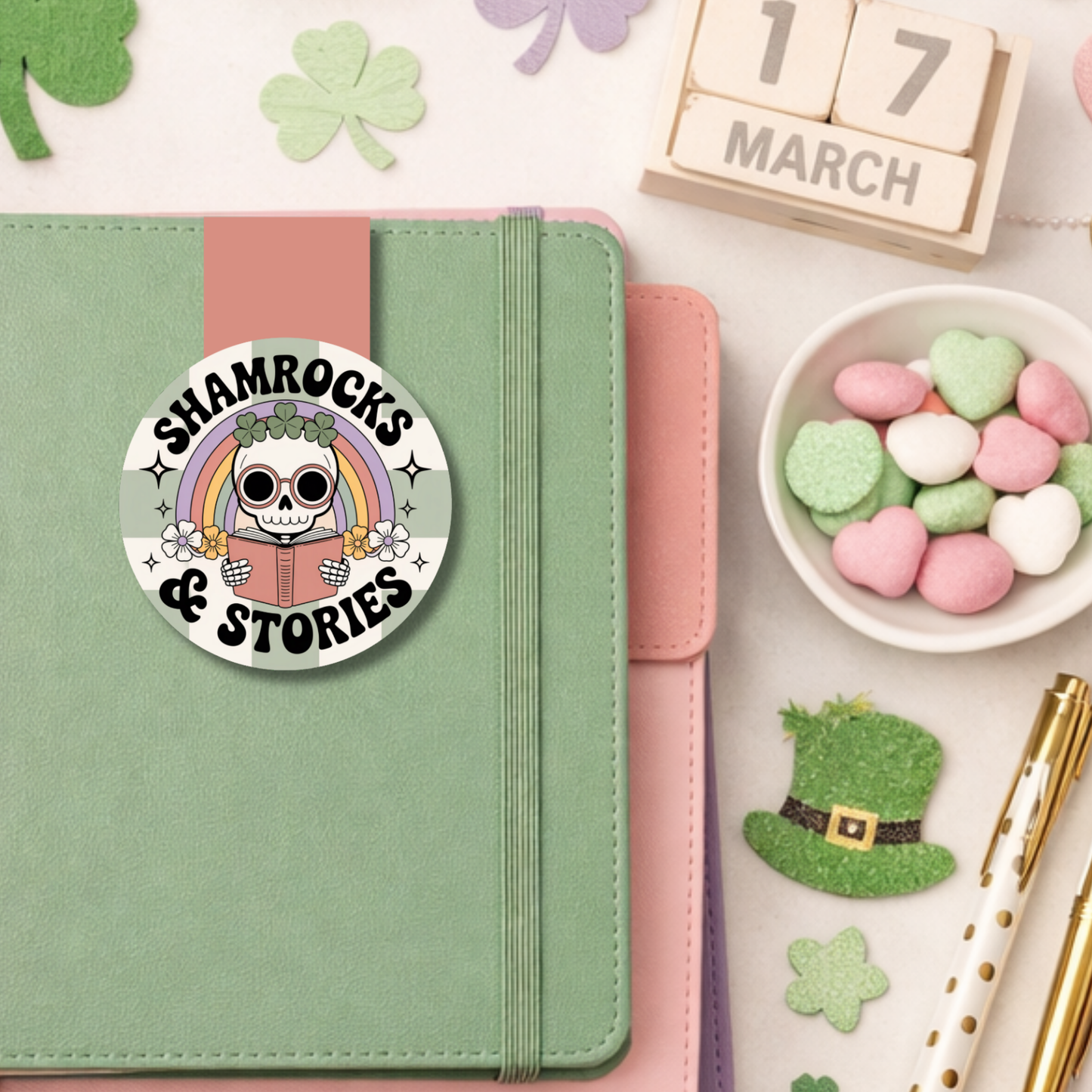 St Patricks Day Magnetic Bookmark