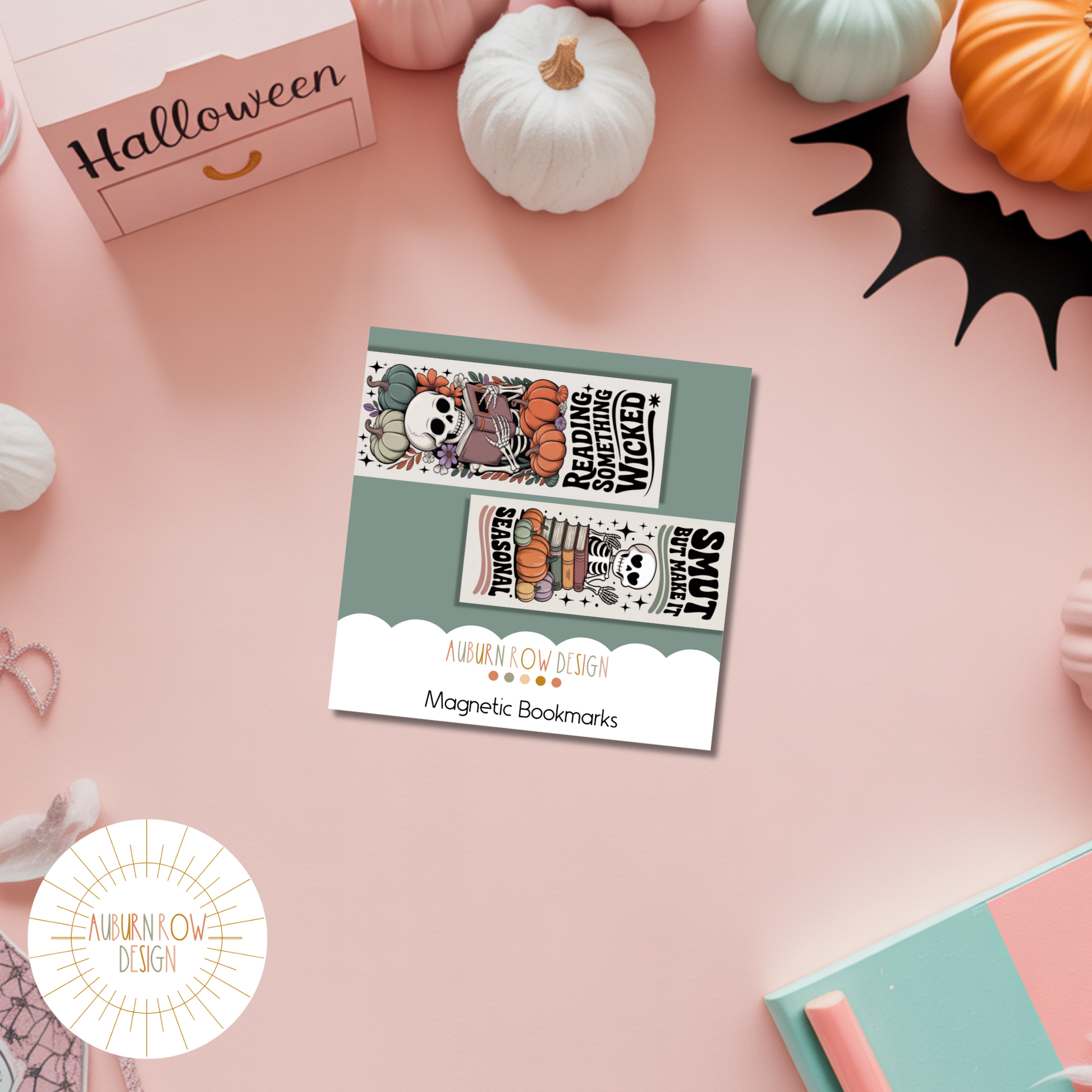 Smut Halloween Magnetic Bookmark Set