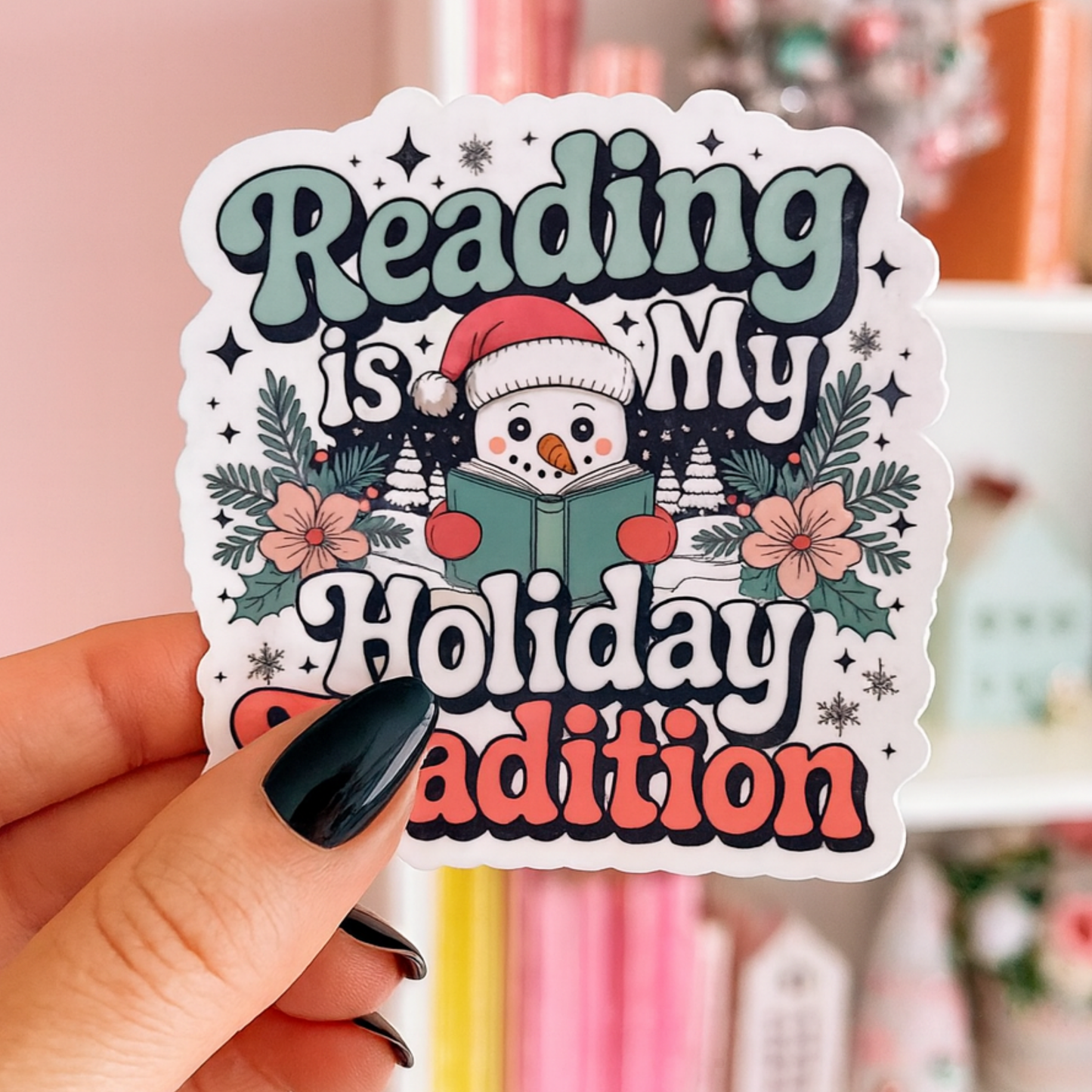 Christmas Bookish Stickers