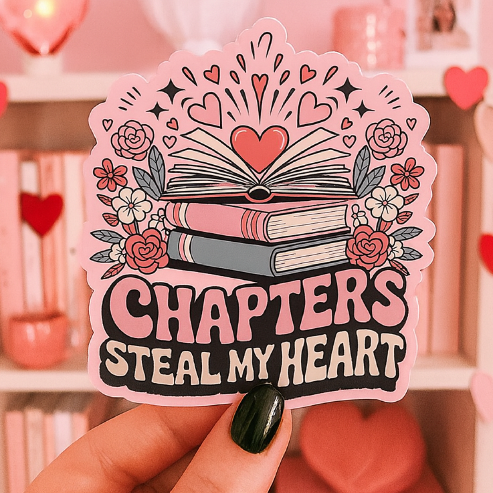 Valentines Day Reading Sticker