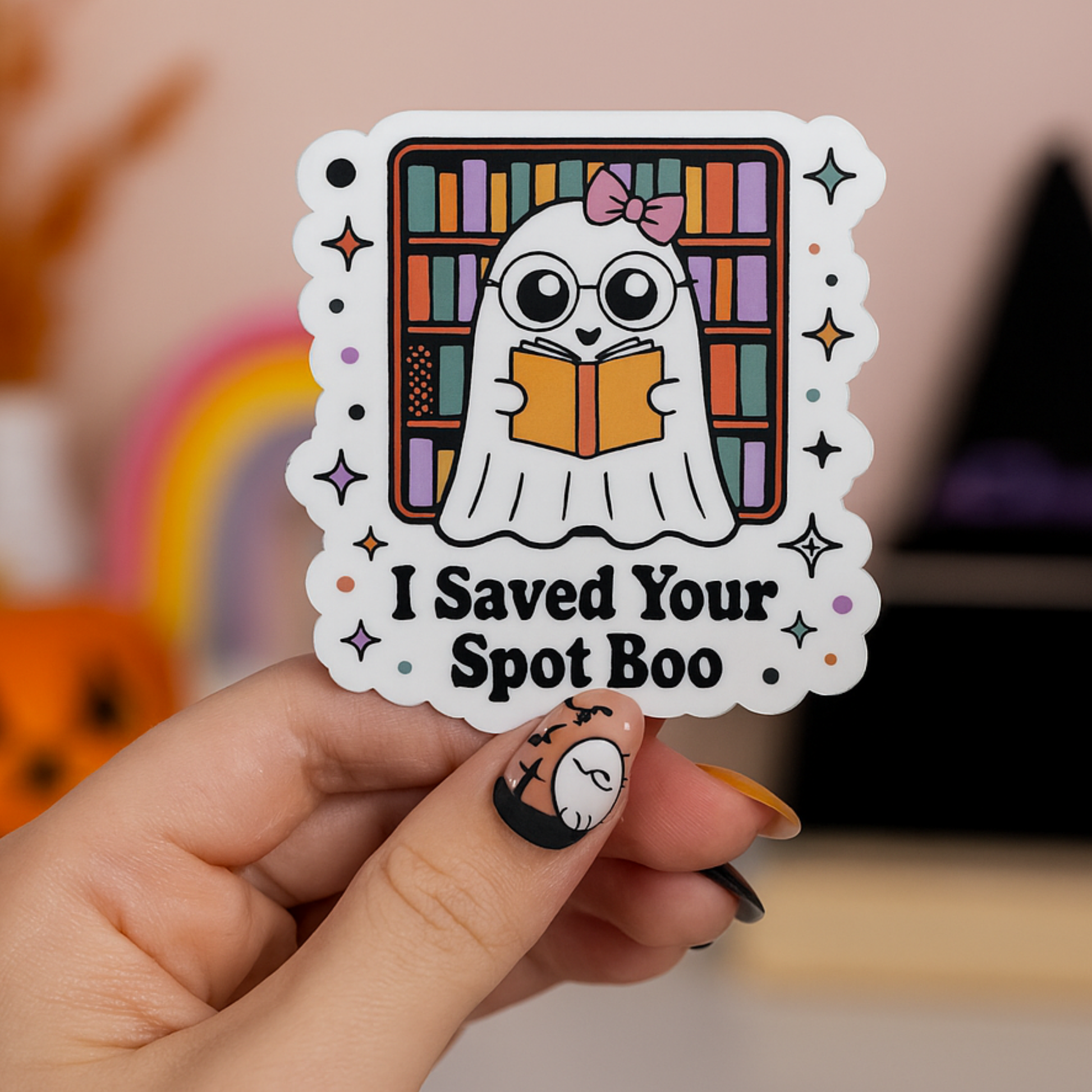 Halloween Bookish Sticker