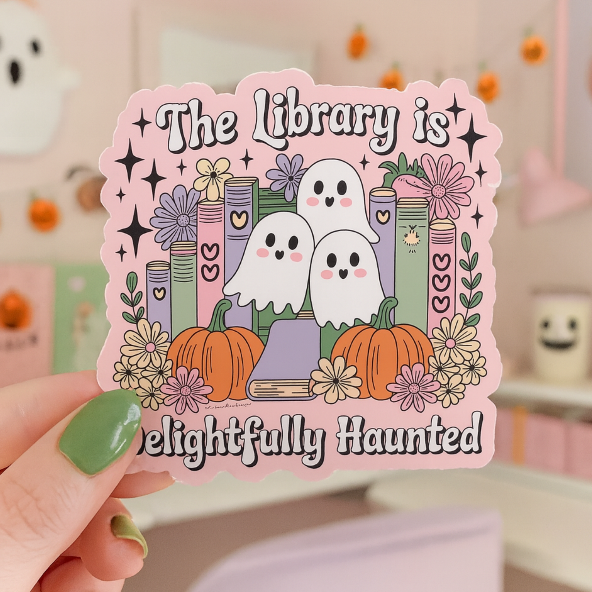 Halloween Bookish Sticker