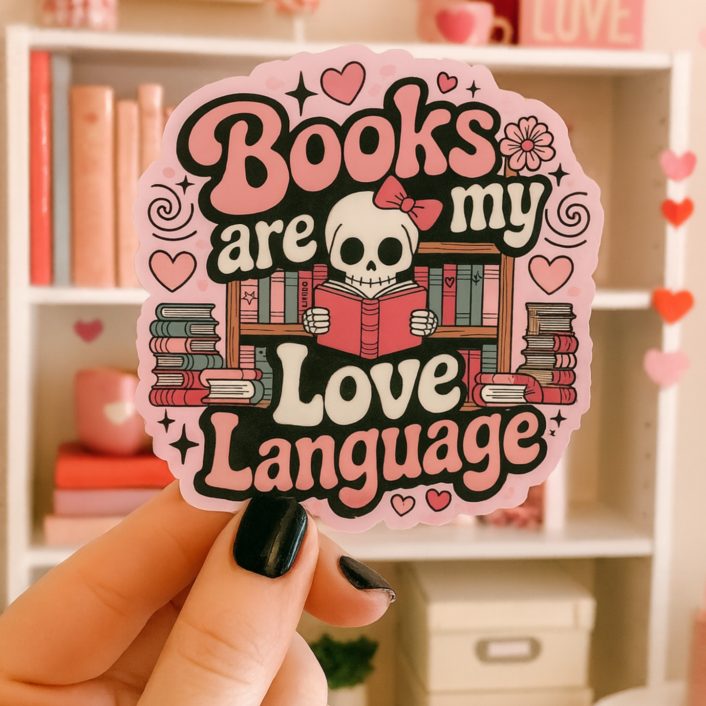 Valentines Day Reading Sticker