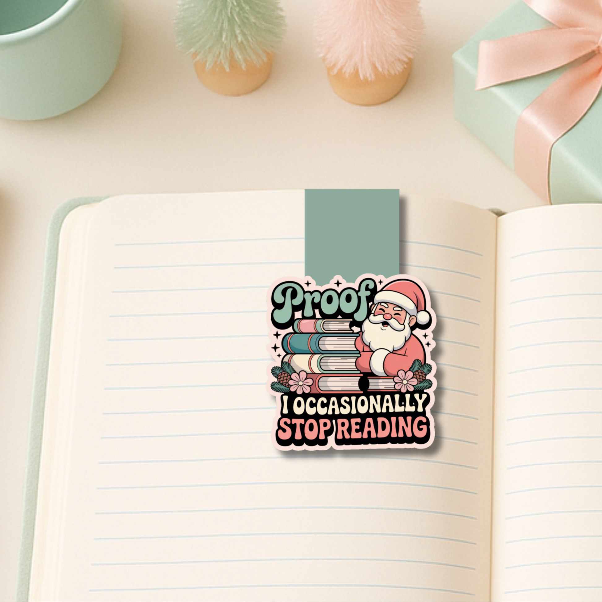 Christmas Magnetic Bookmark