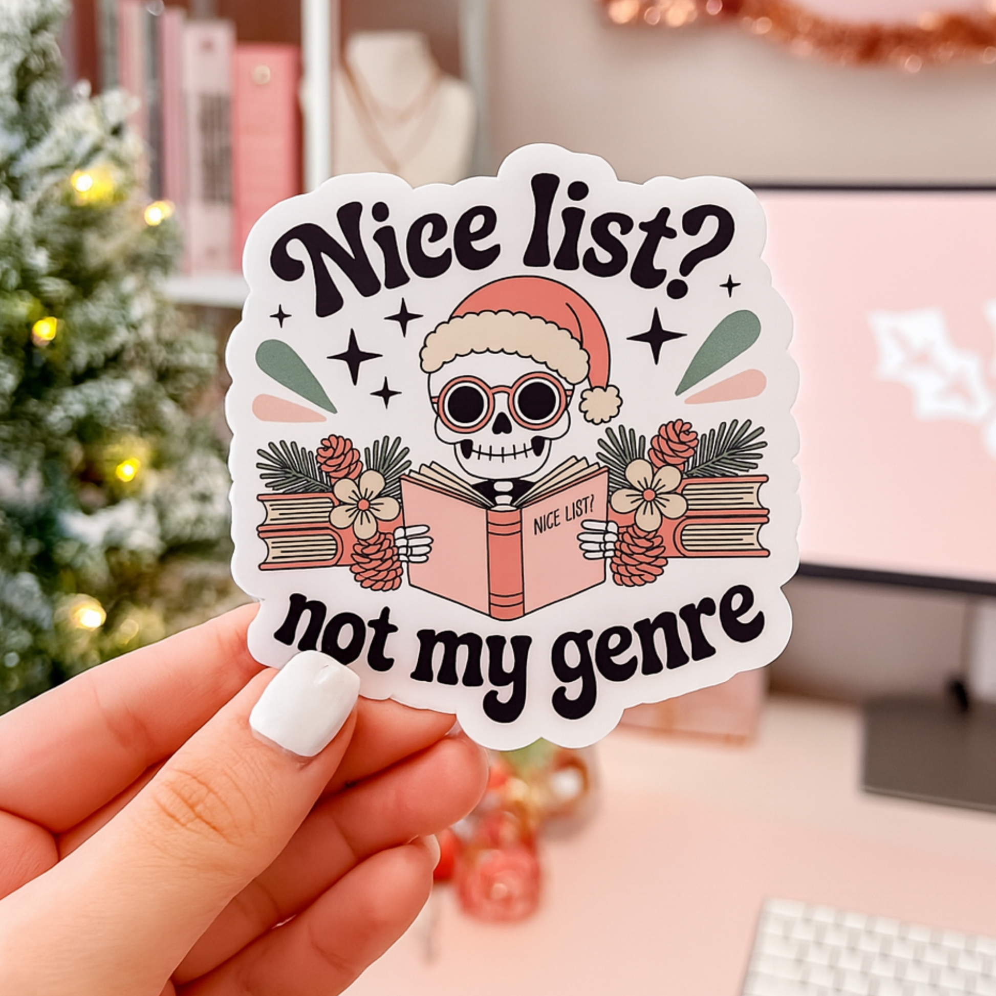 Bookish Christmas Stickers