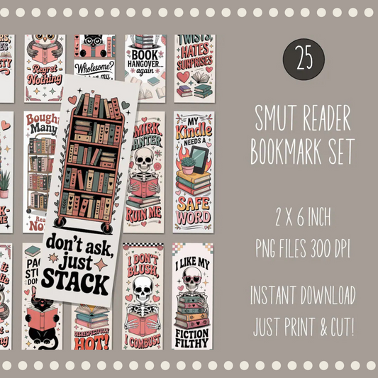 Printable Smut Bookmark