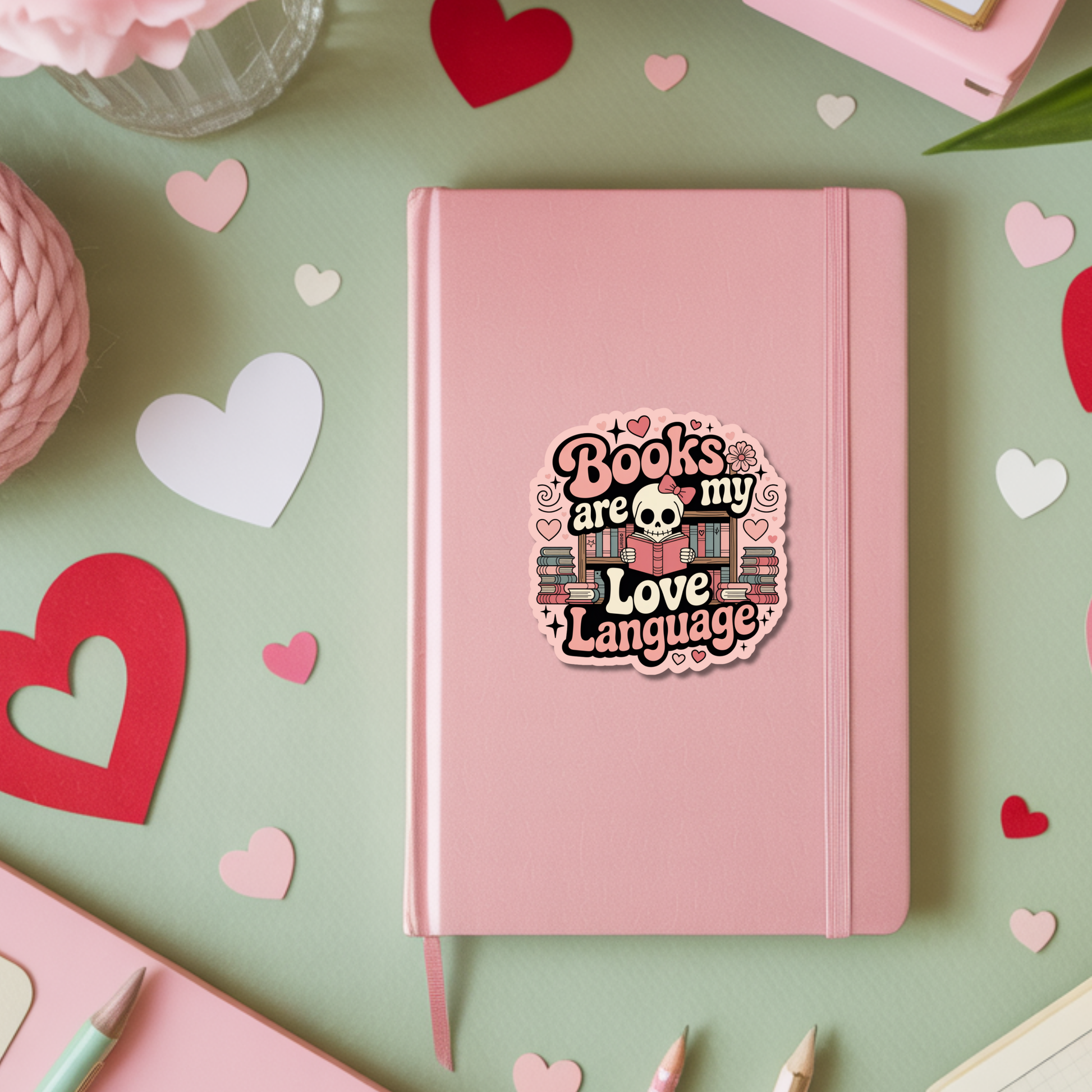 Valentines Day Reading Sticker