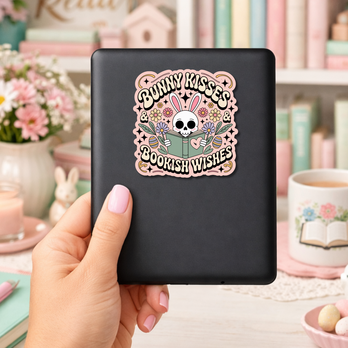 Easter Bookish Sticker