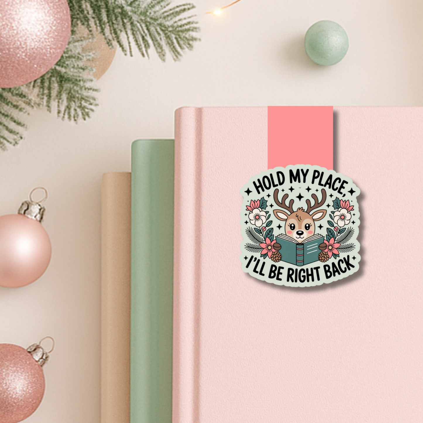 Reindeer Magnetic Bookmark