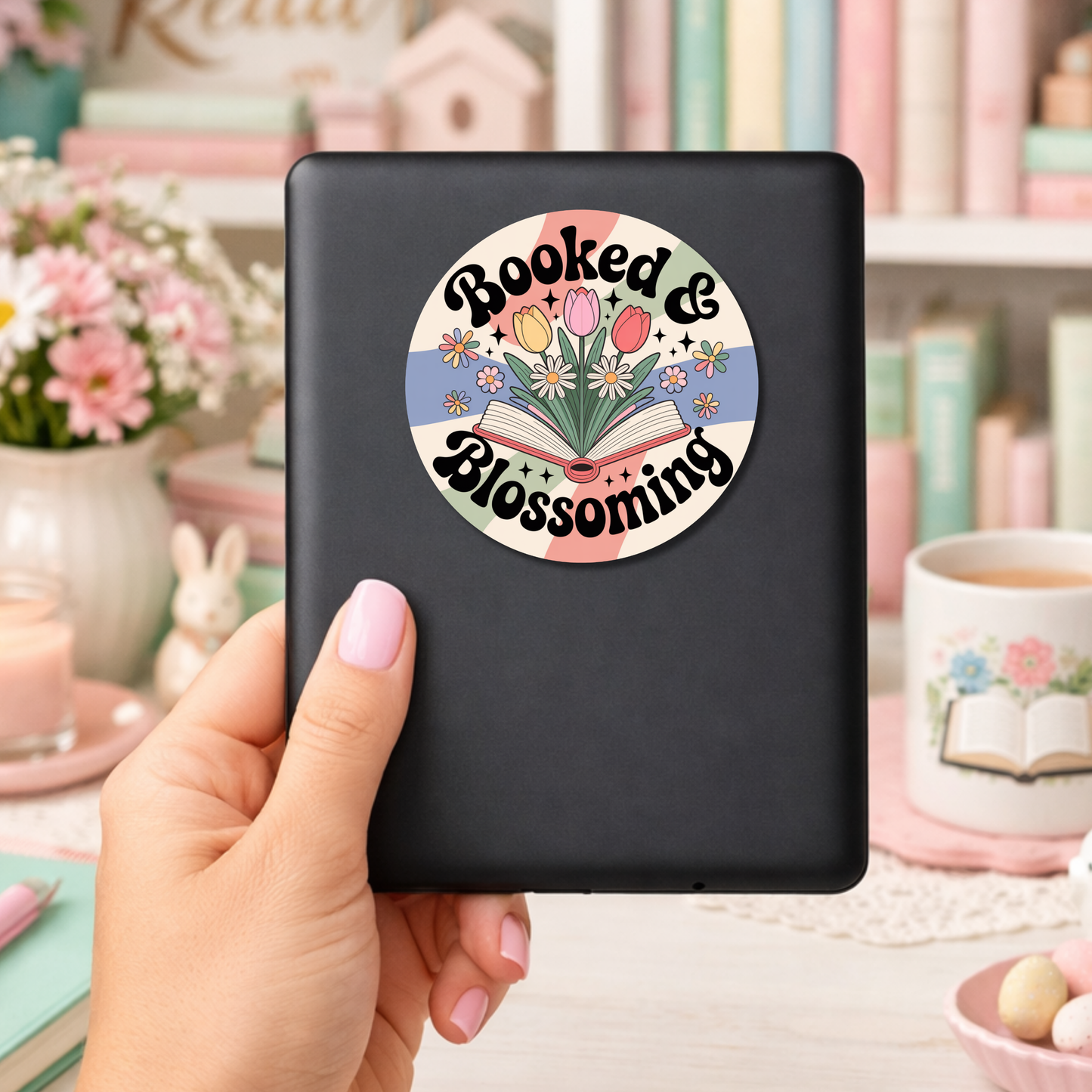 Spring Bookish Sticker
