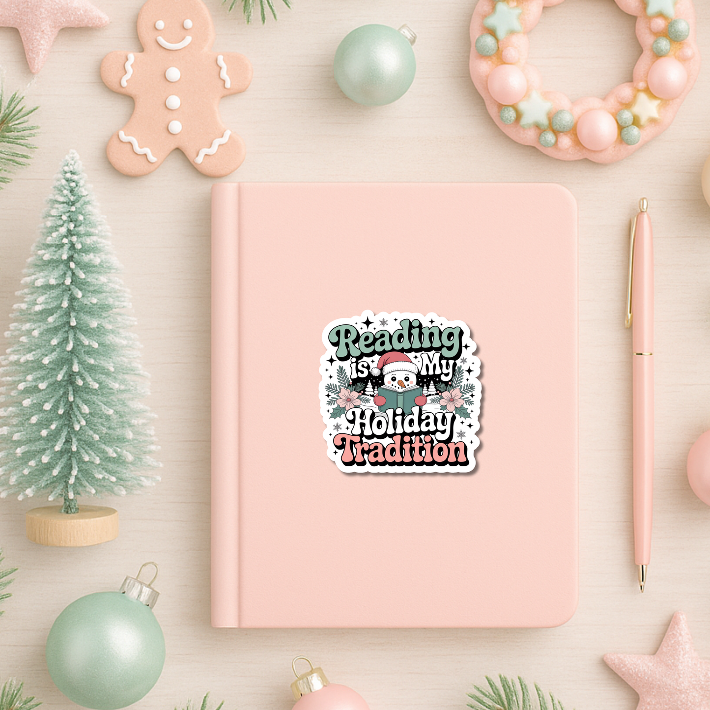 Christmas Bookish Stickers