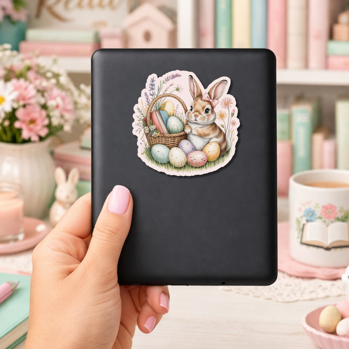 Easter Bookish Sticker