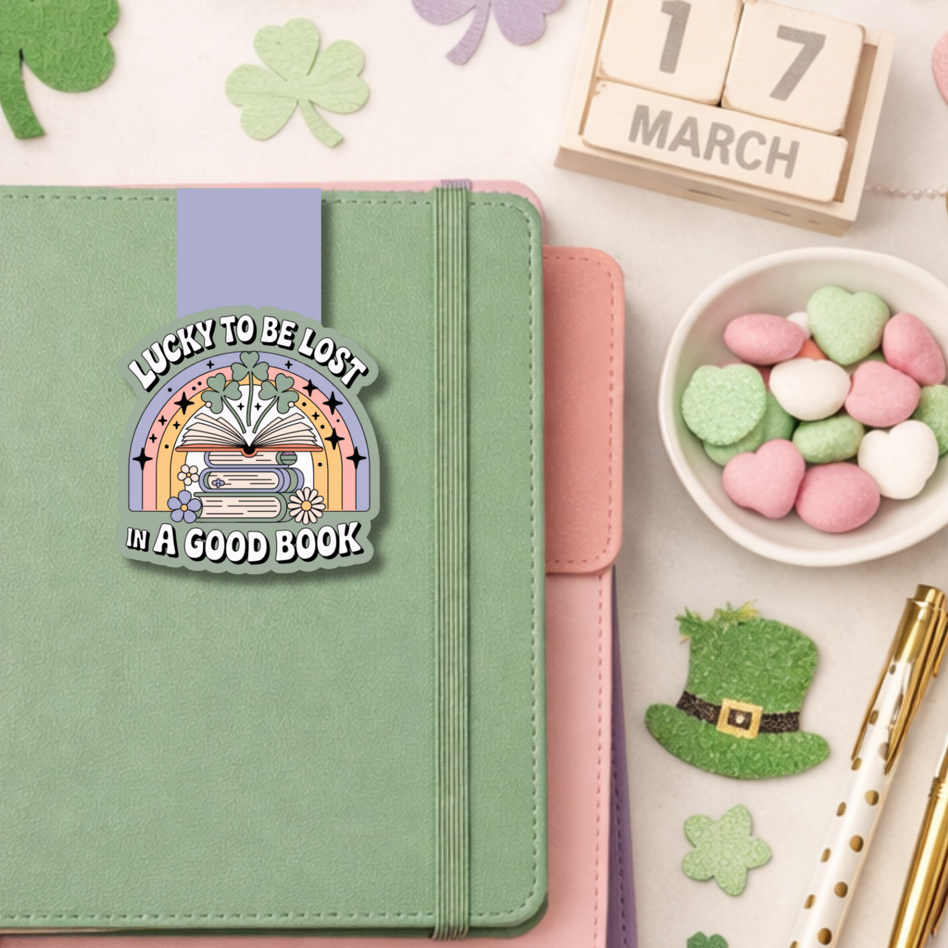 St Patricks Day Magnetic Bookmark