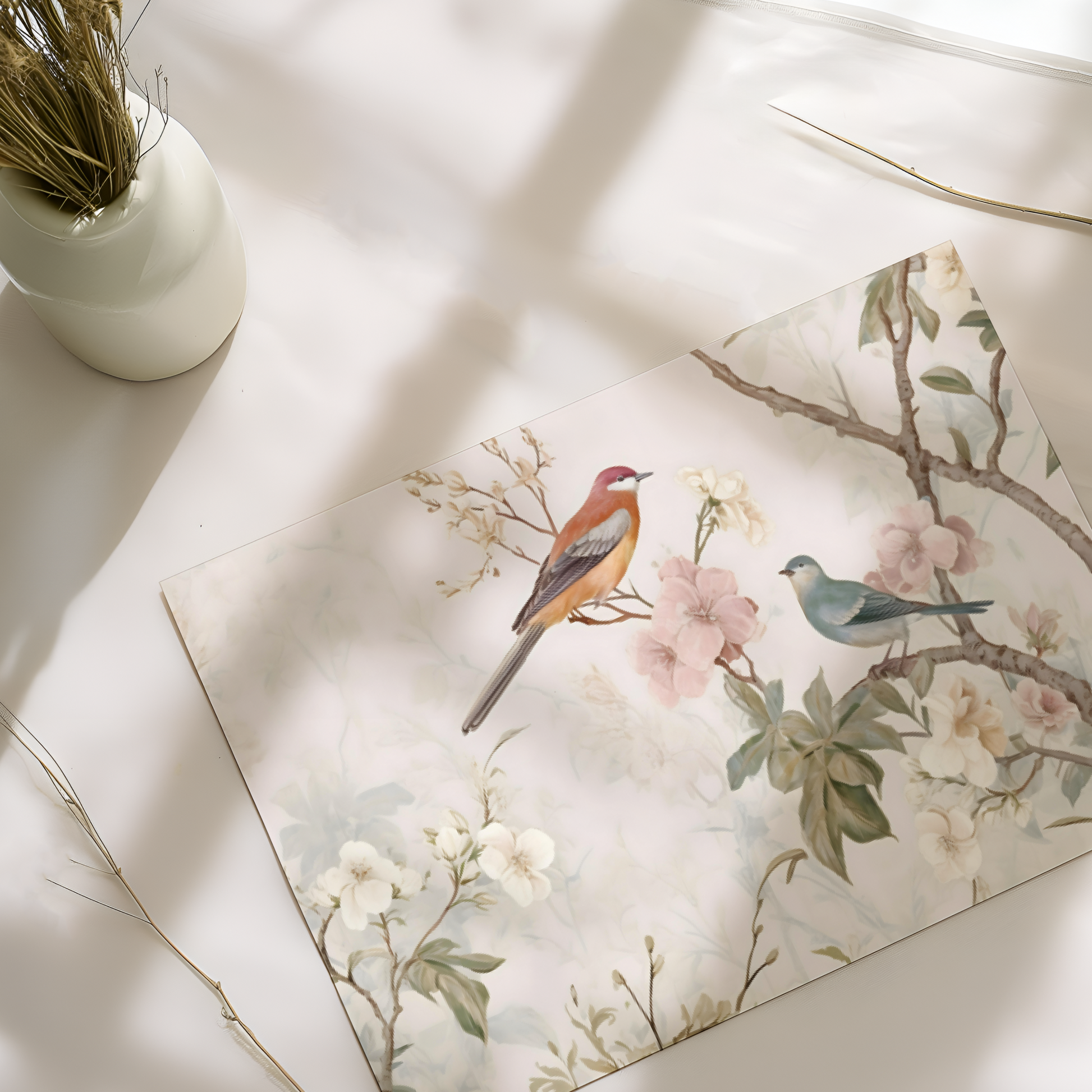 Chinoiserie Bird Wall Art