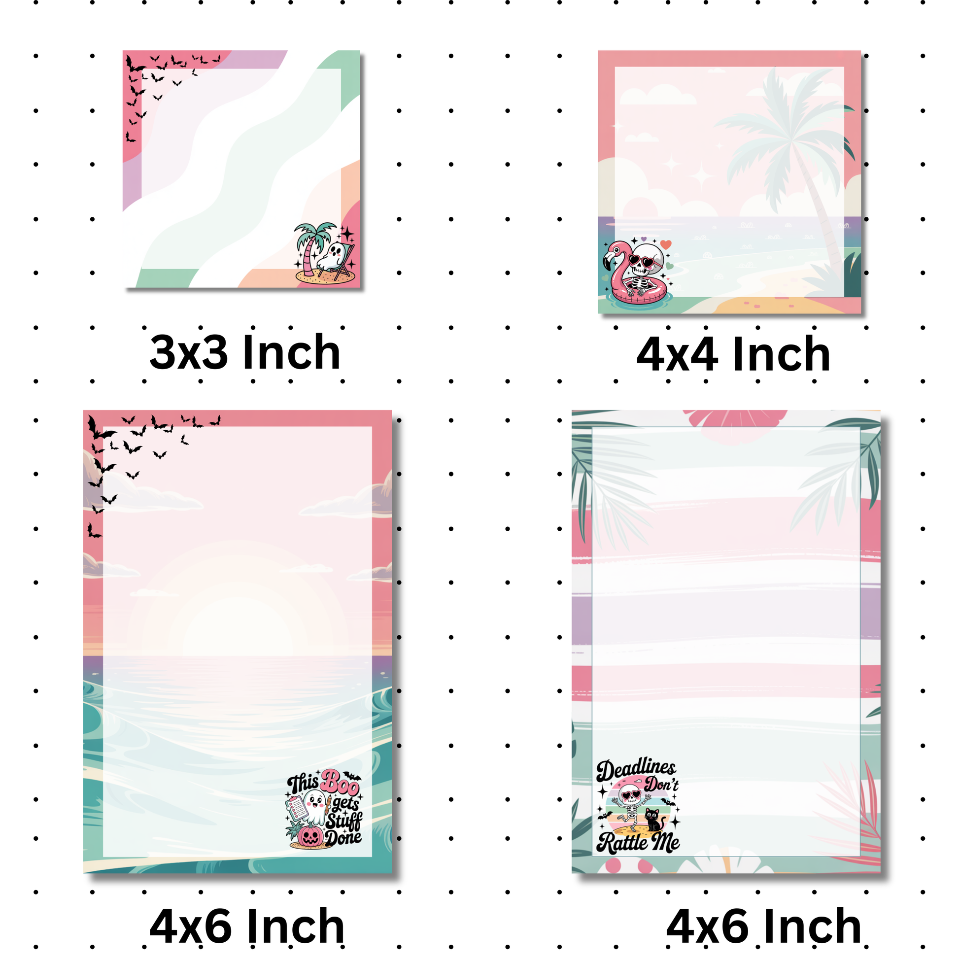 Printable Summerween Notepads