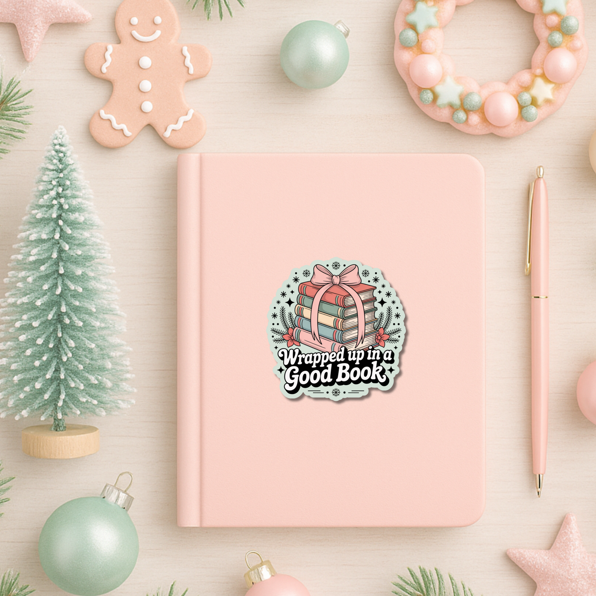 Bookish Christmas Stickers