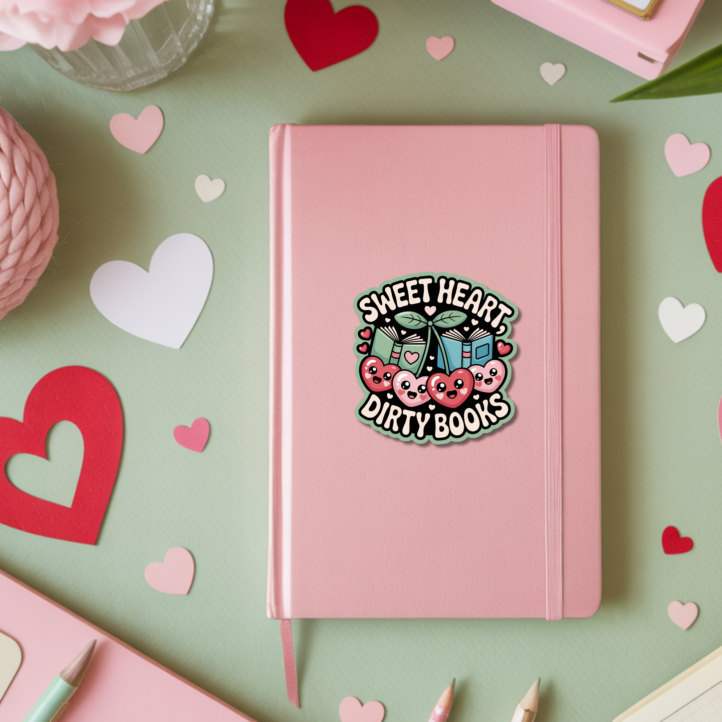 Sweet Heart Dirty Books Smut Reading Sticker