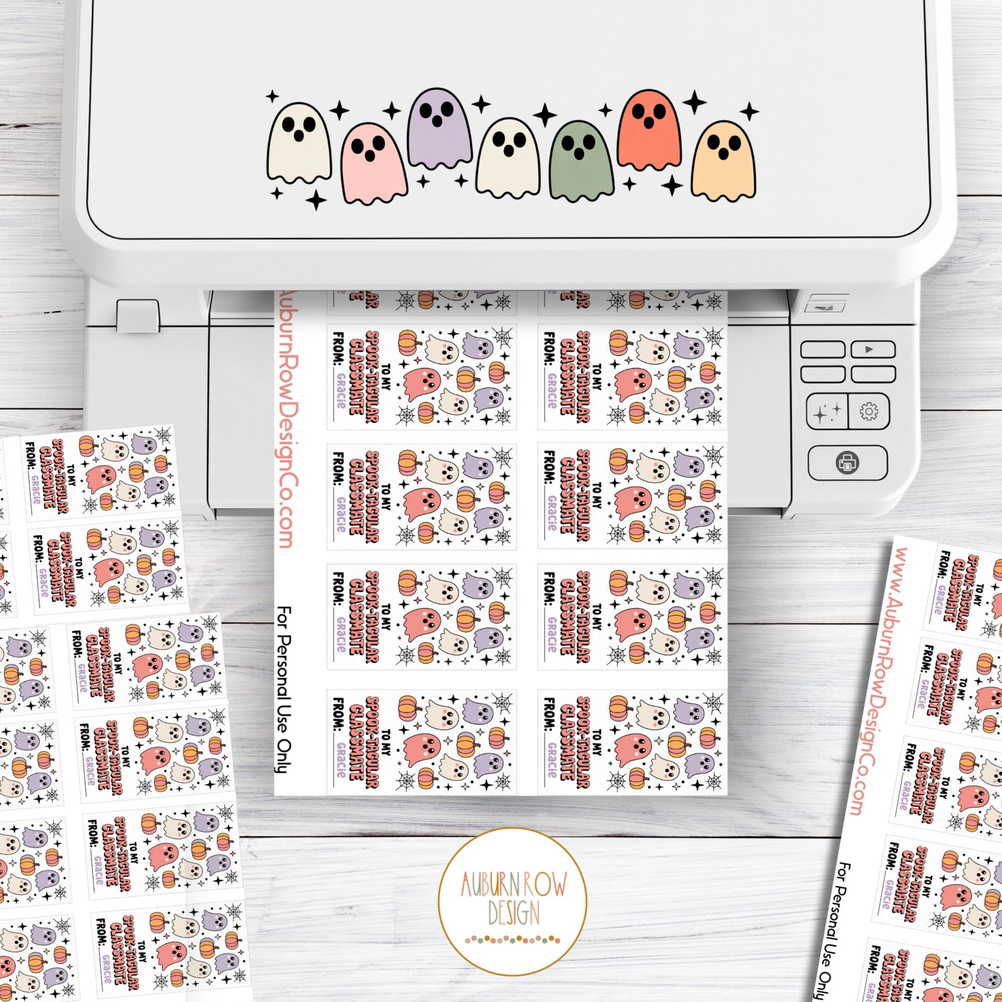 Printable Boo Bag Tag
