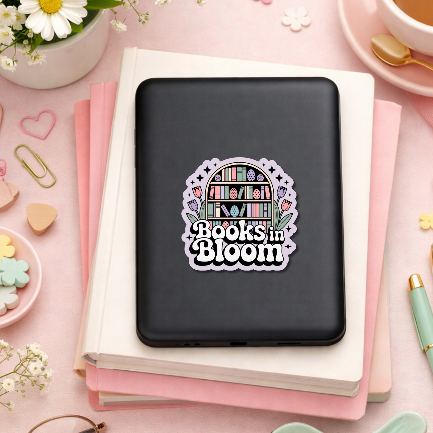 easter bookish sticker