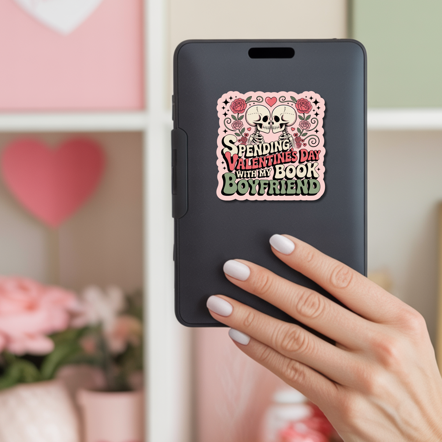 Valentines Day Bookish Sticker