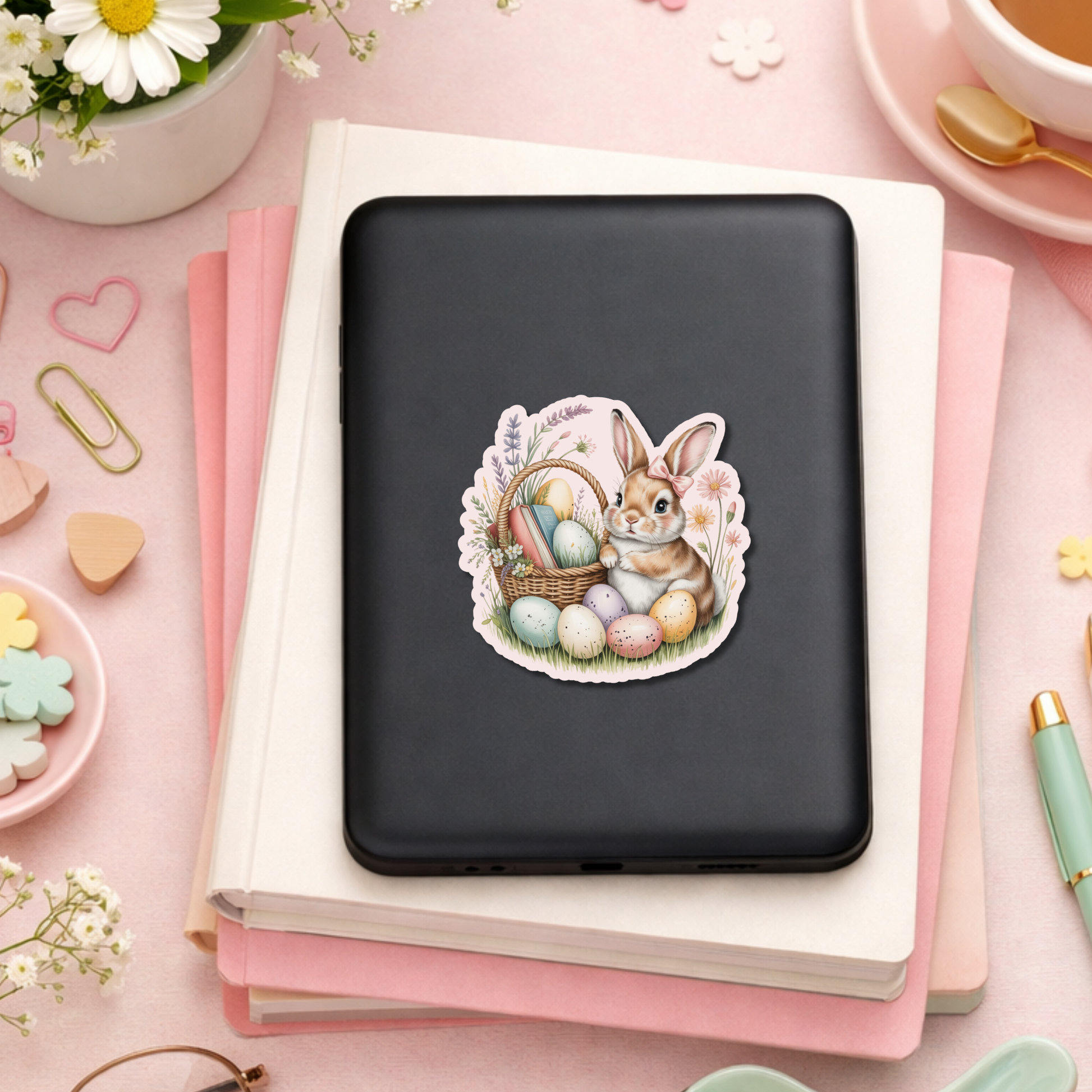 Easter Bookish Sticker