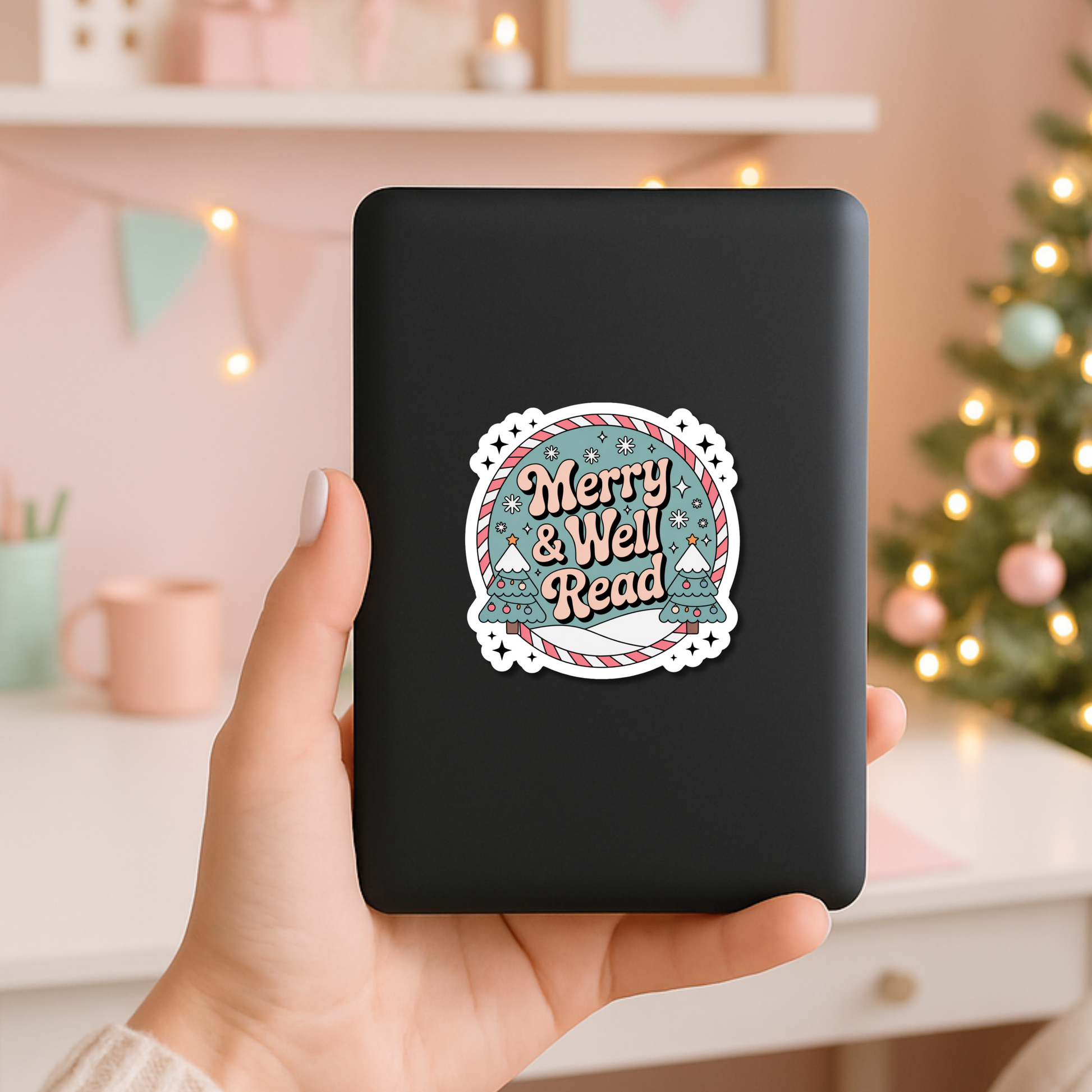 Bookish Christmas Stickers