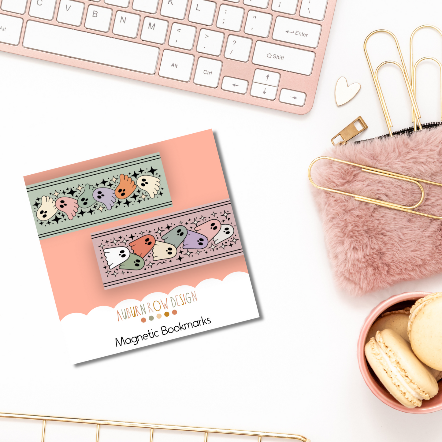 Ghost Magnetic Bookmarks
