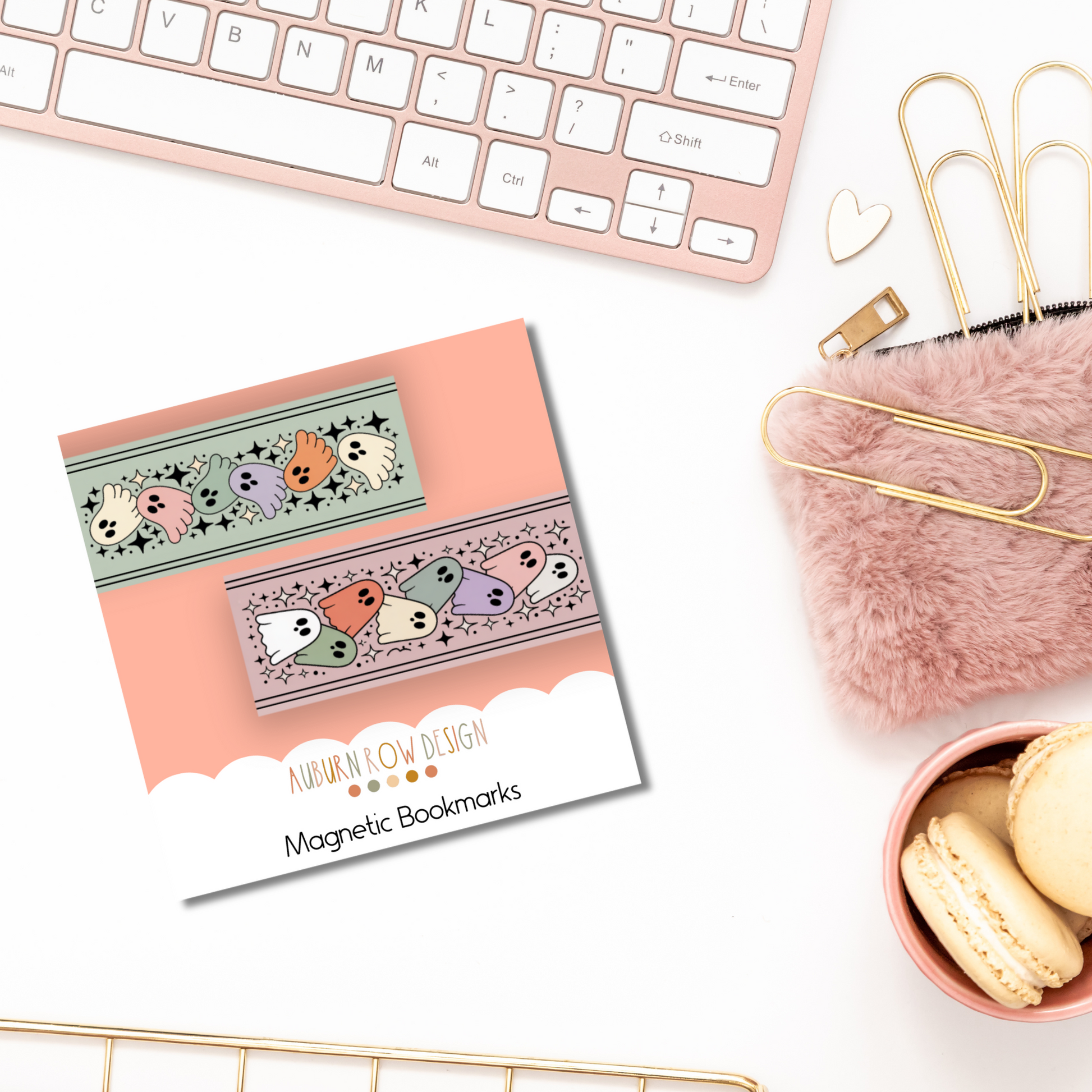 Ghost Magnetic Bookmarks