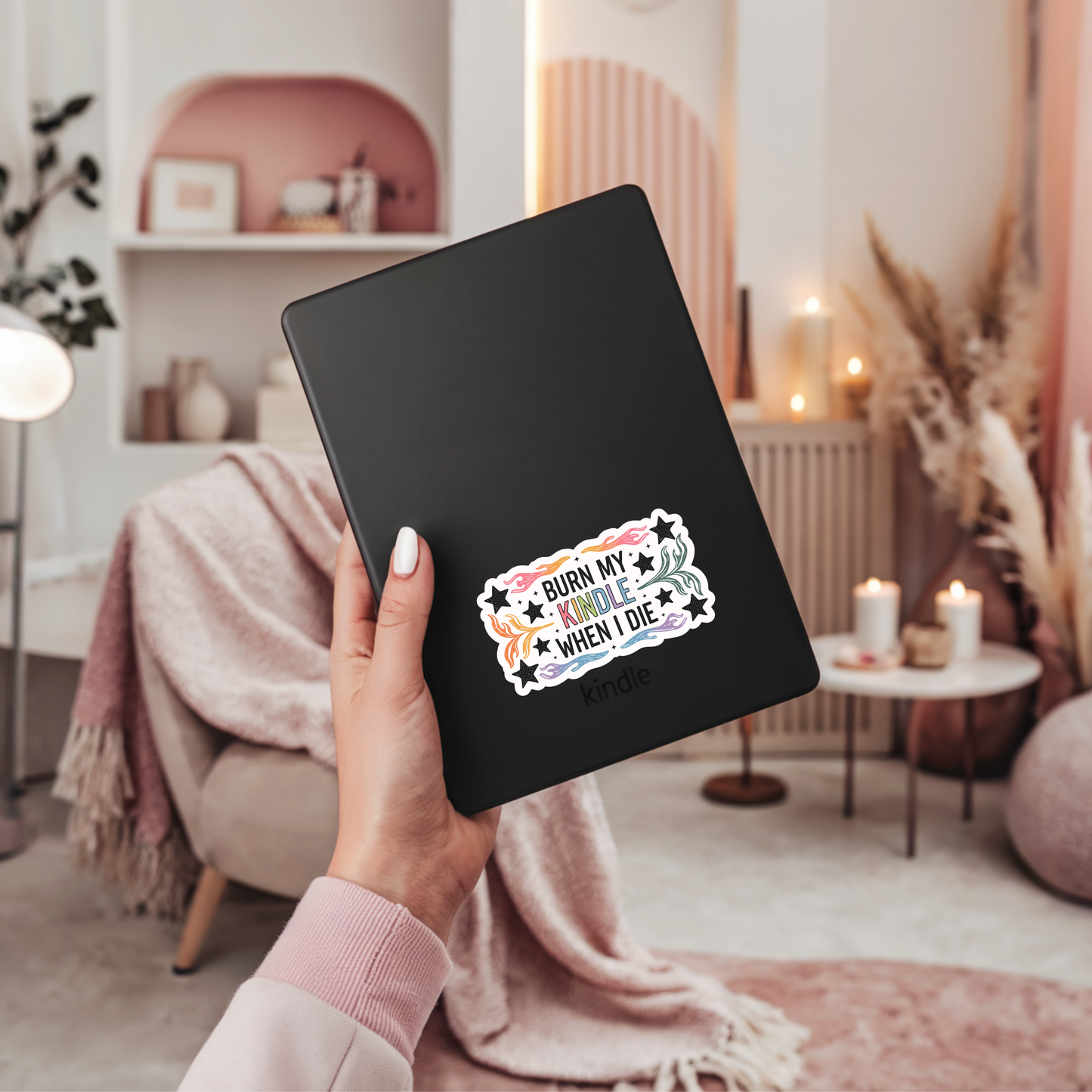 Burn My Kindle When I Die Sticker
