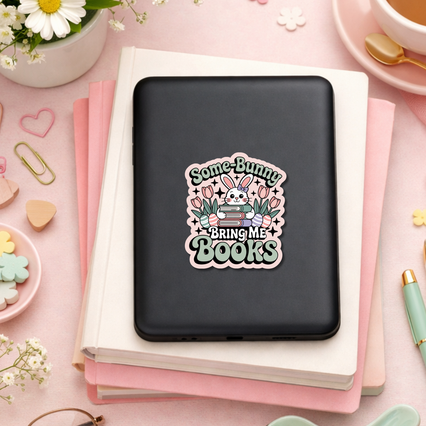 Easter Bookish Sticker
