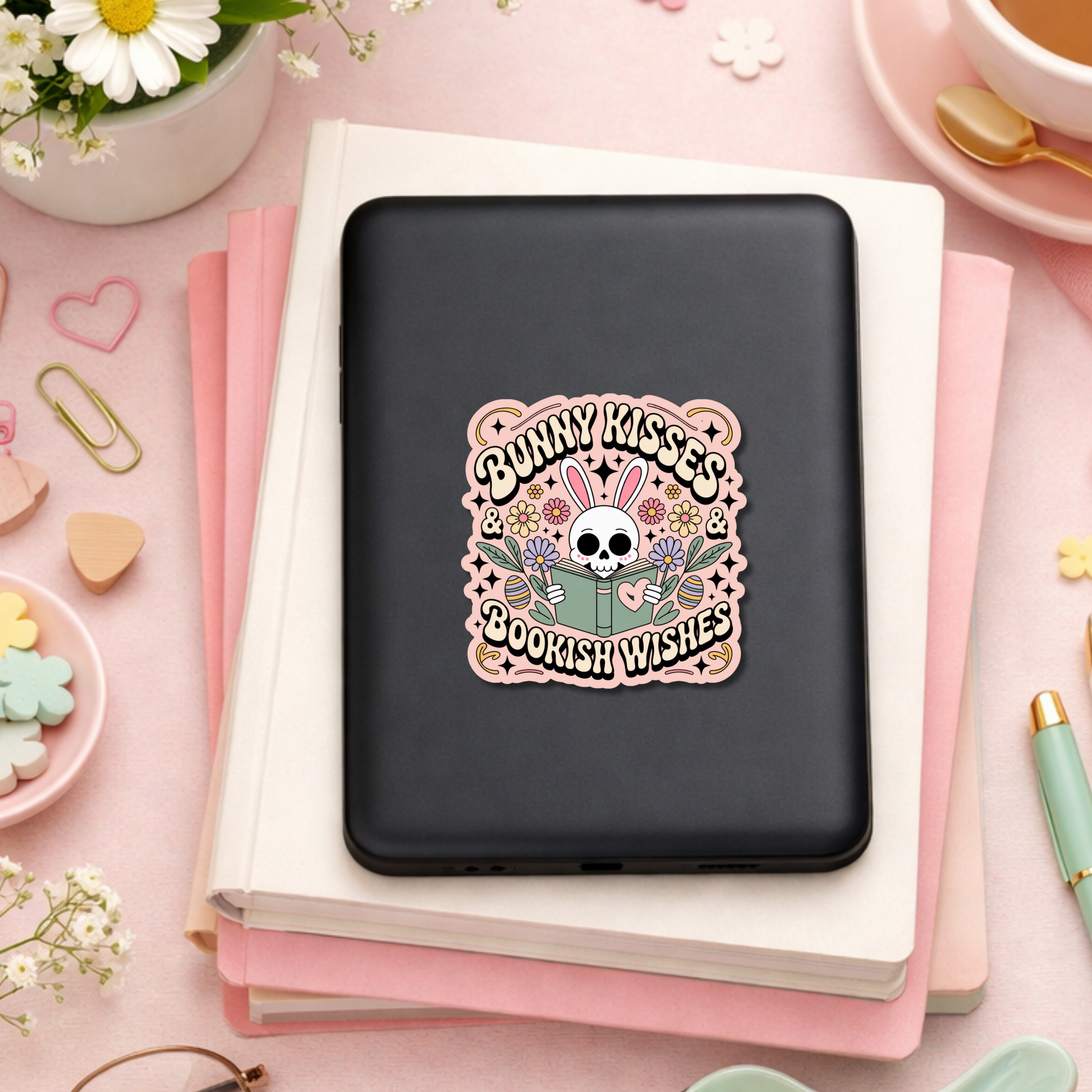 Easter Bookish Sticker