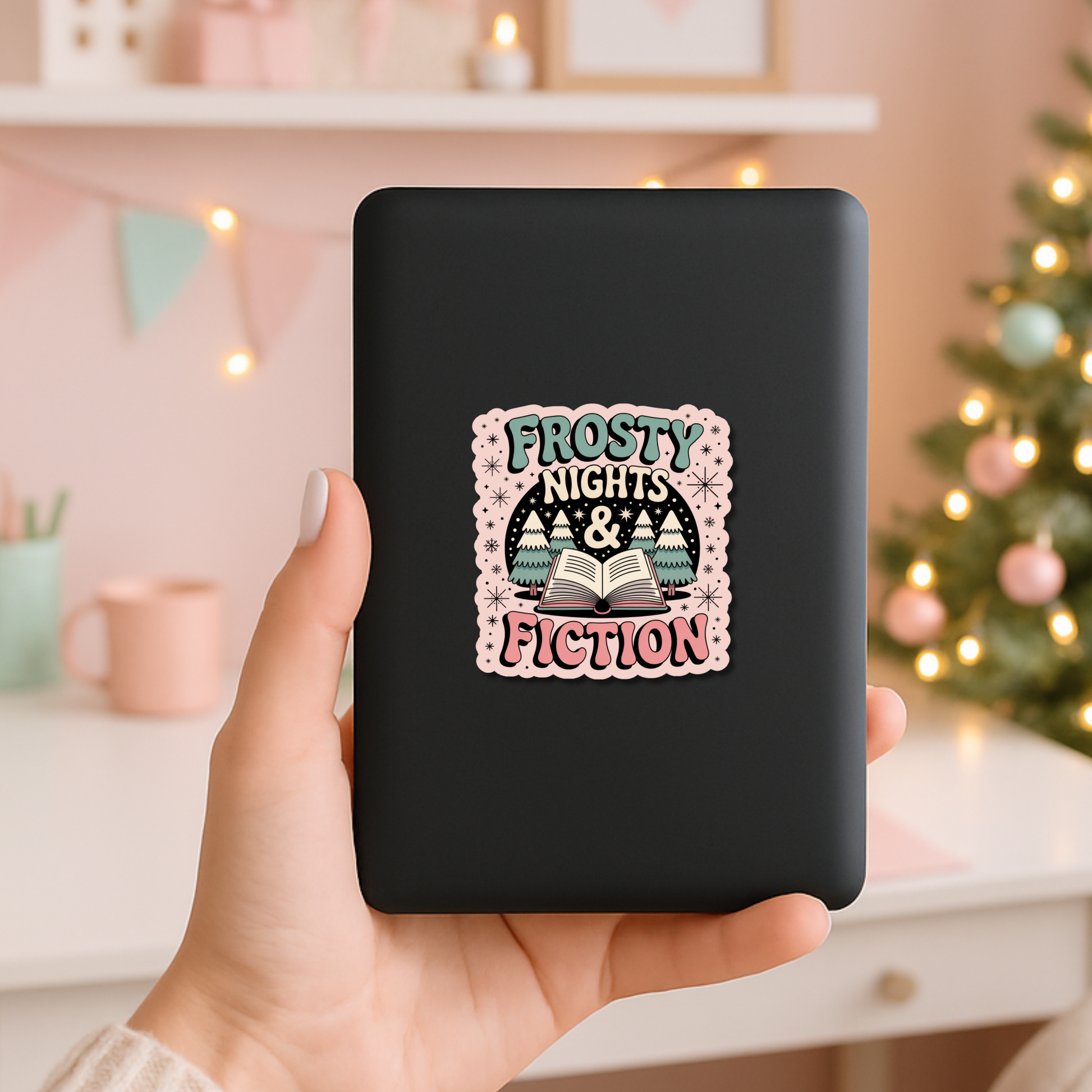 Bookish Christmas Sticker