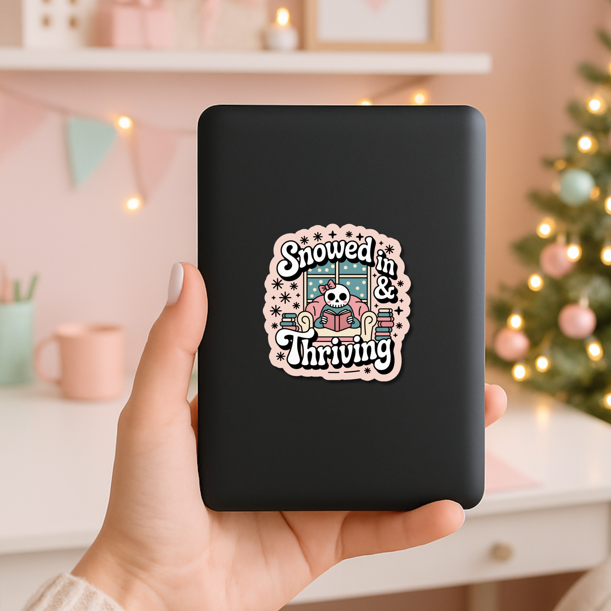Bookish Christmas Sticker