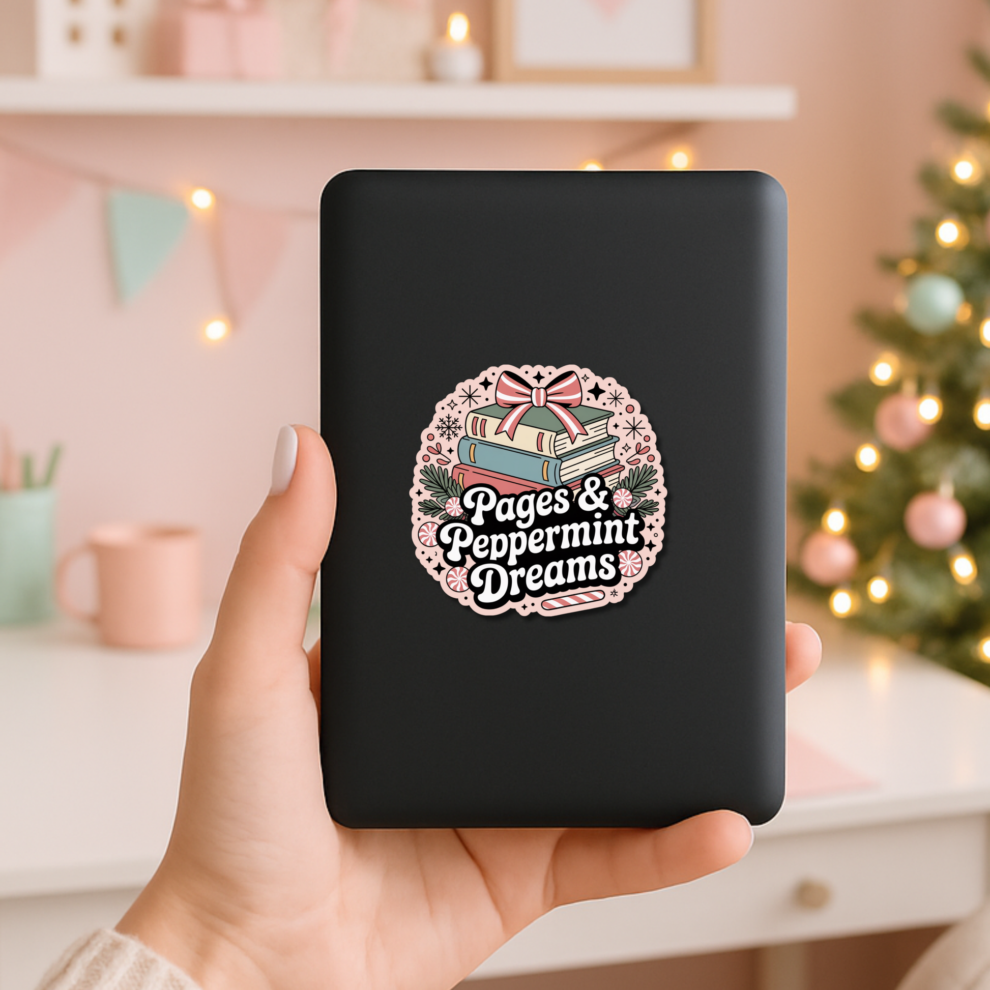 Bookish Christmas Sticker