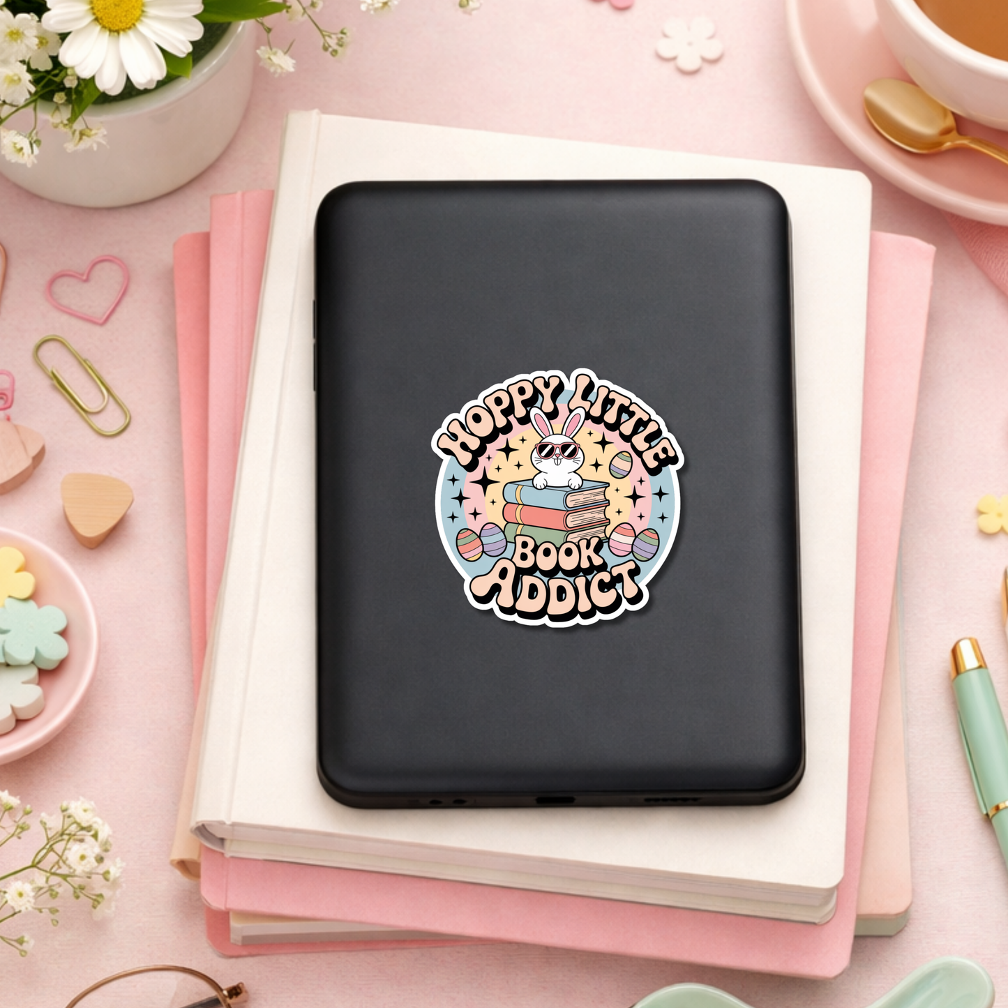 Easter Bookish Sticker