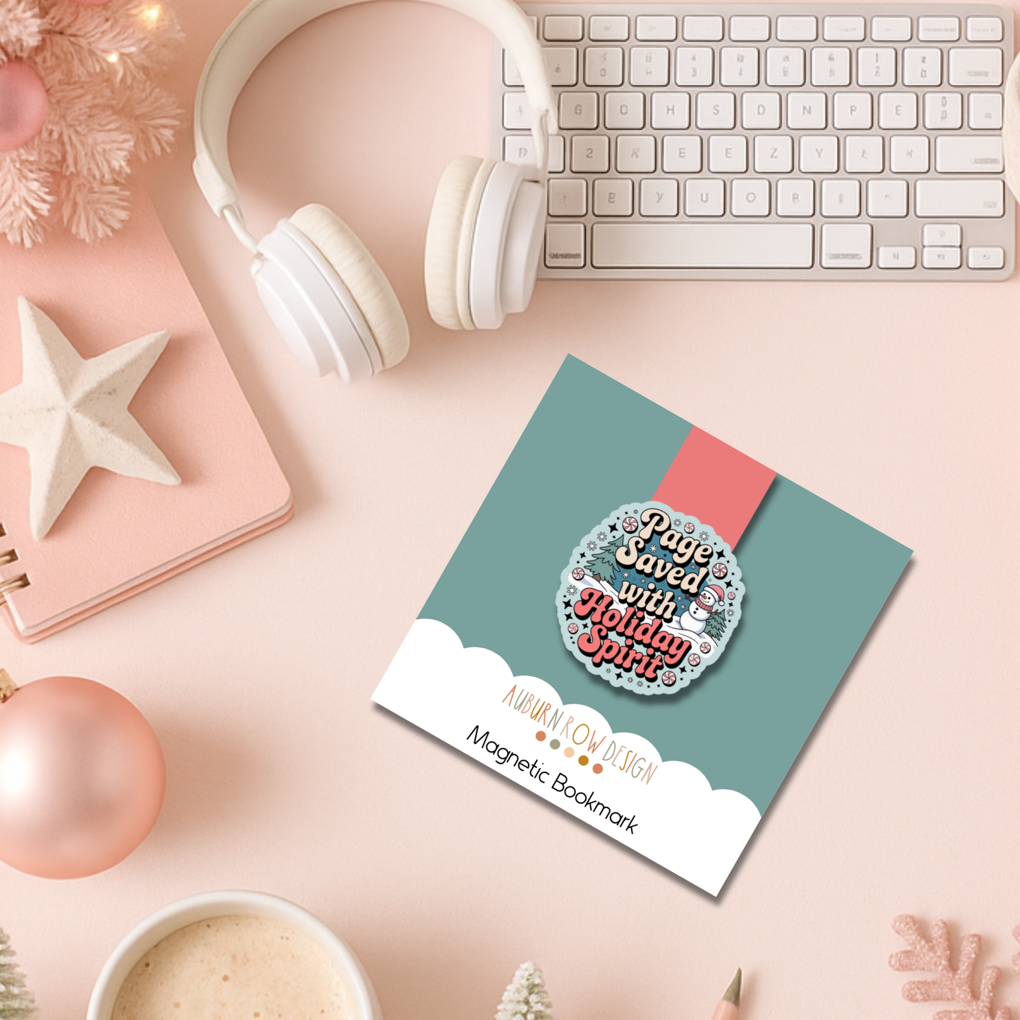 Christmas Magnetic Bookmark