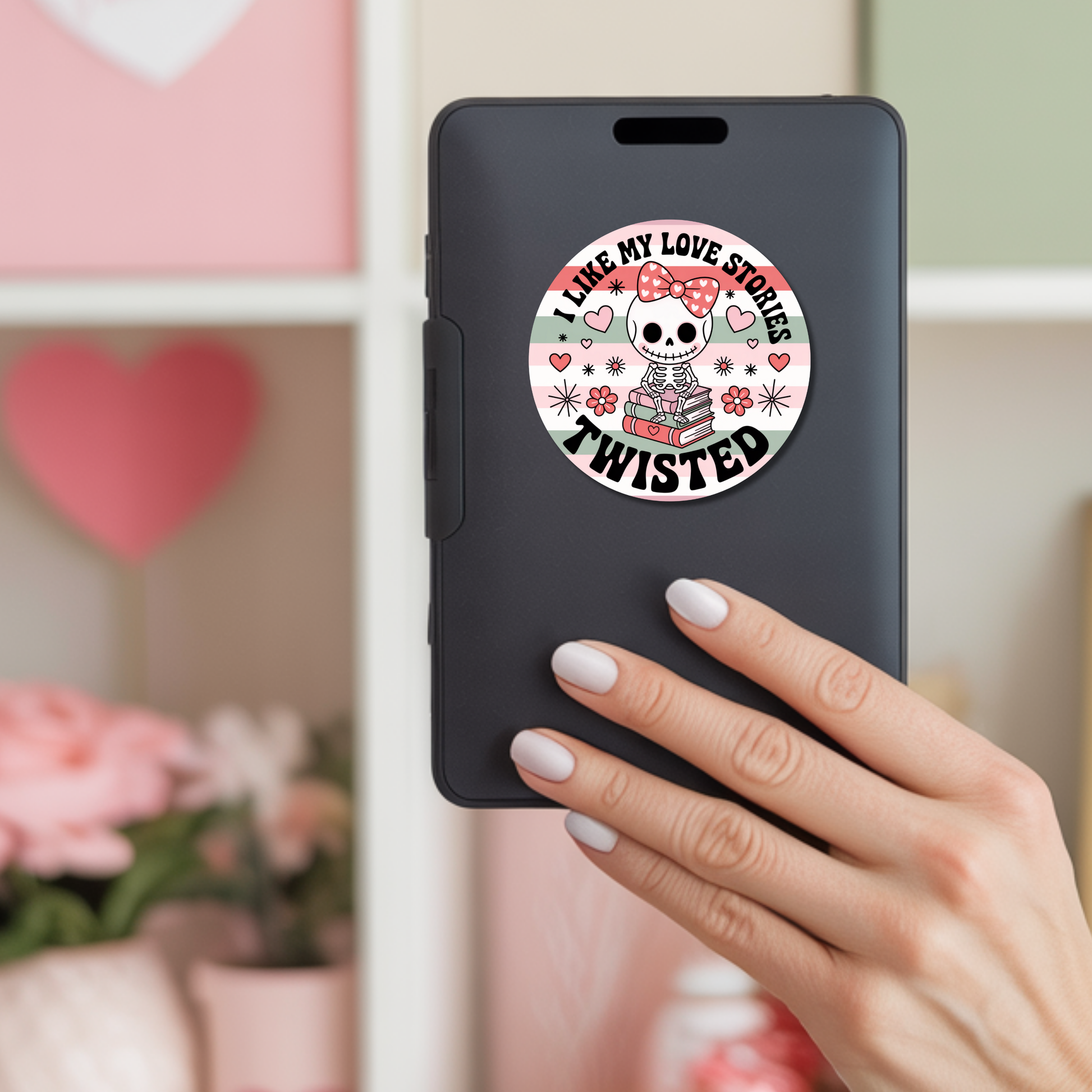 Valentines Day Bookish Sticker