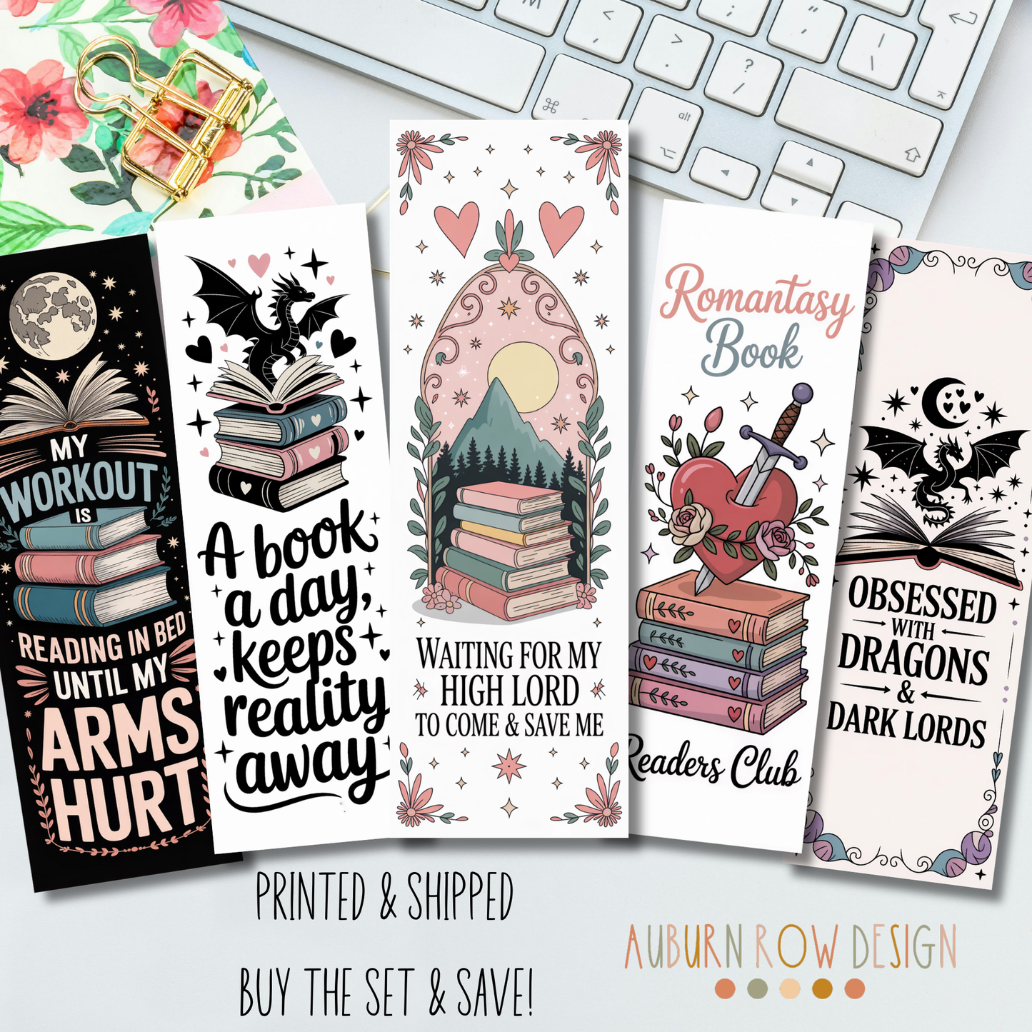 Romantasy Bookmarks