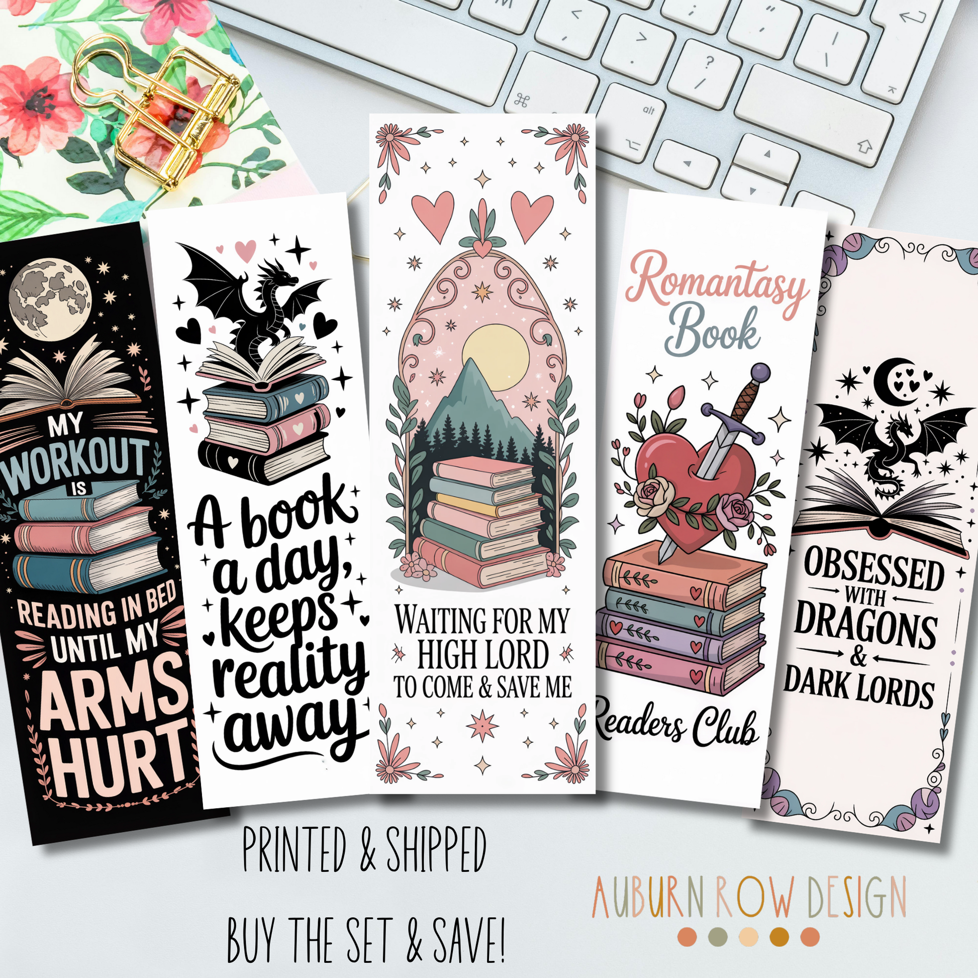 Romantasy Bookmarks