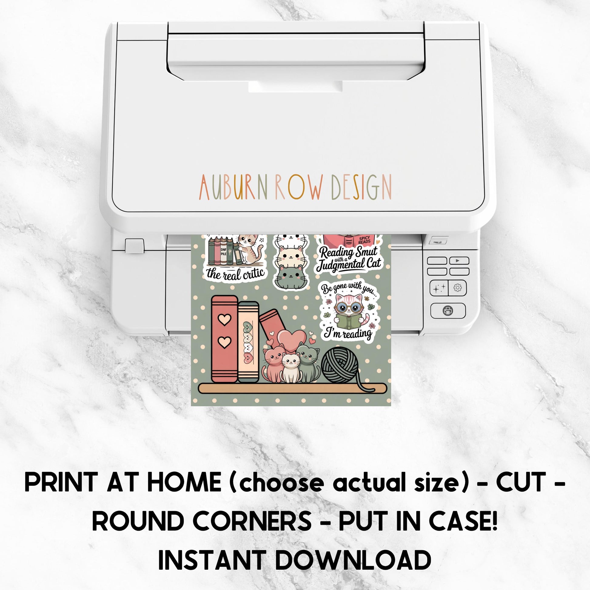 Cat Printable Kindle Insert