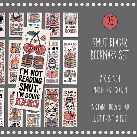 Smut Printable Bookmarks