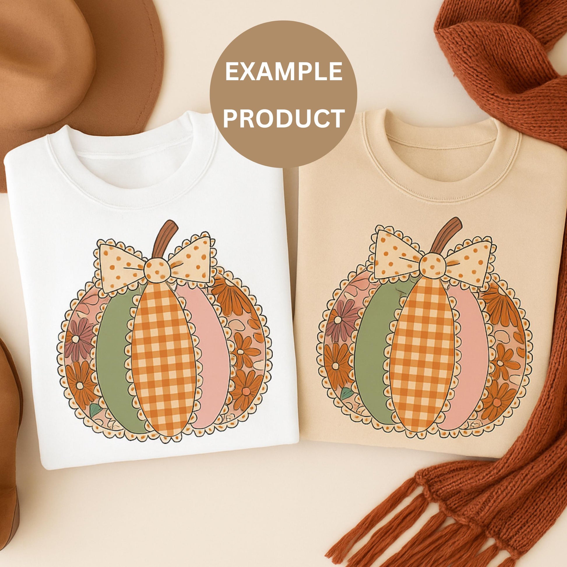 Autumn Pumpkin Graphic Sweatshirt, Fall Colors Unisex Crewneck, Cozy Casual Thanksgiving Apparel