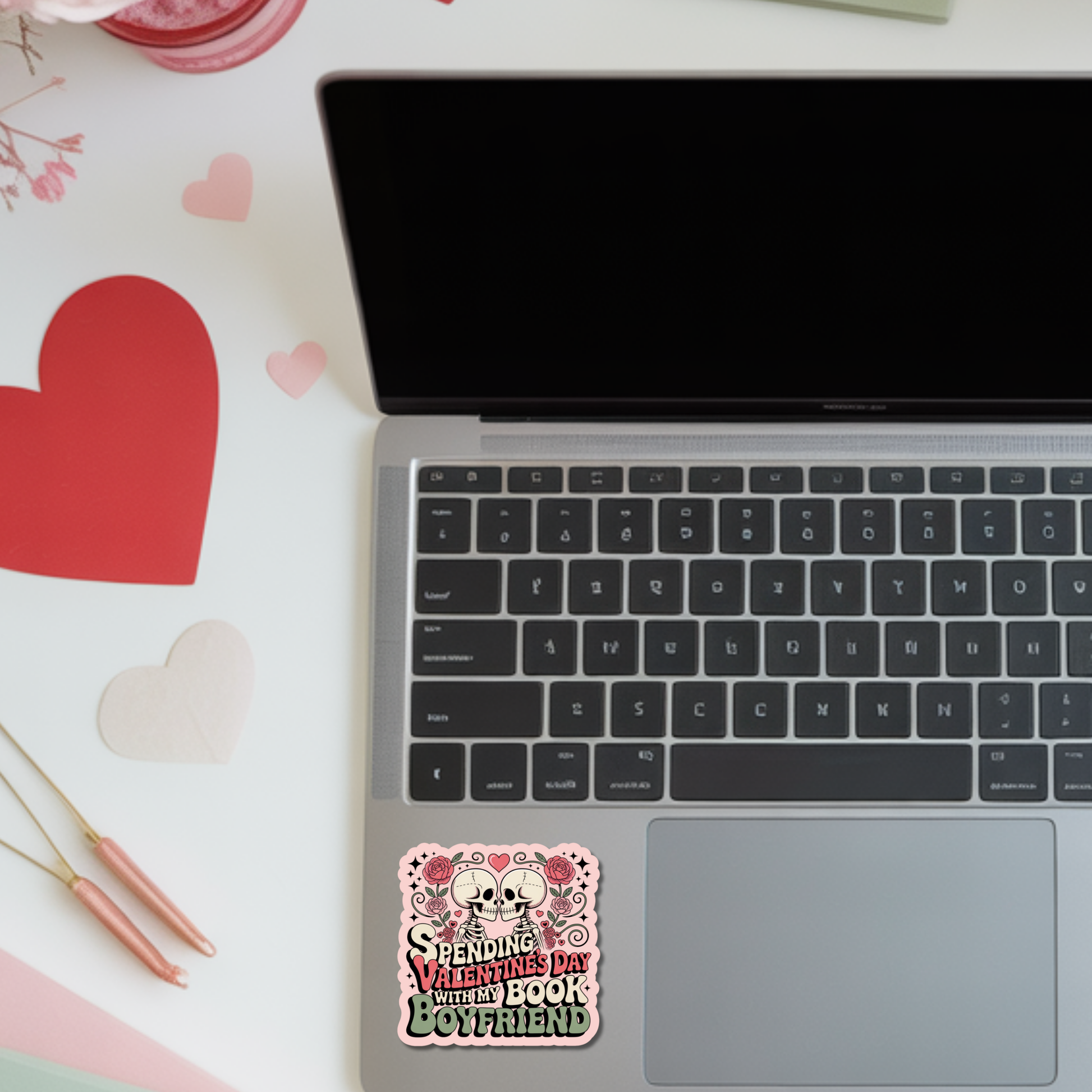 Valentines Day Bookish Sticker