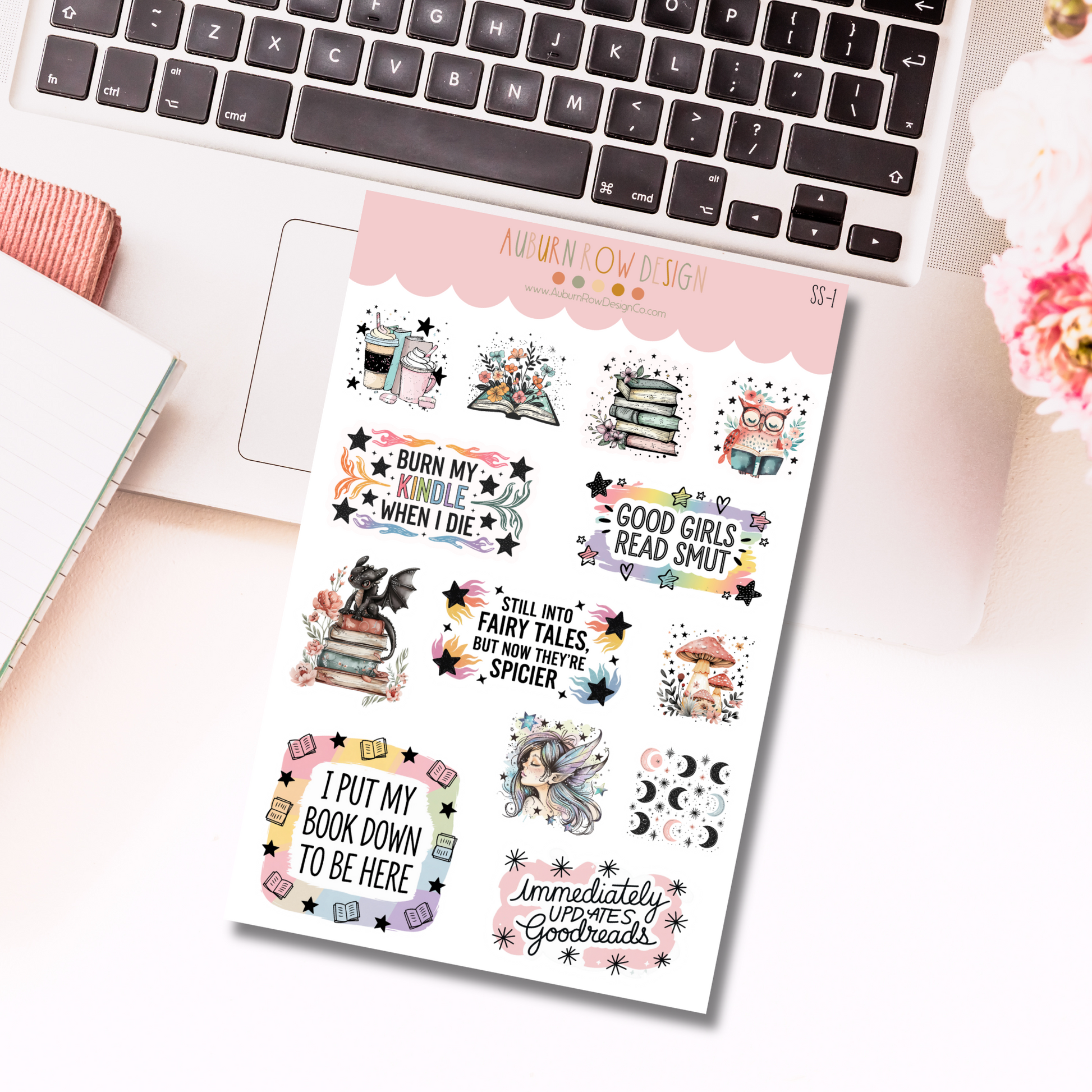 Bookish Romantasy Sticker Set