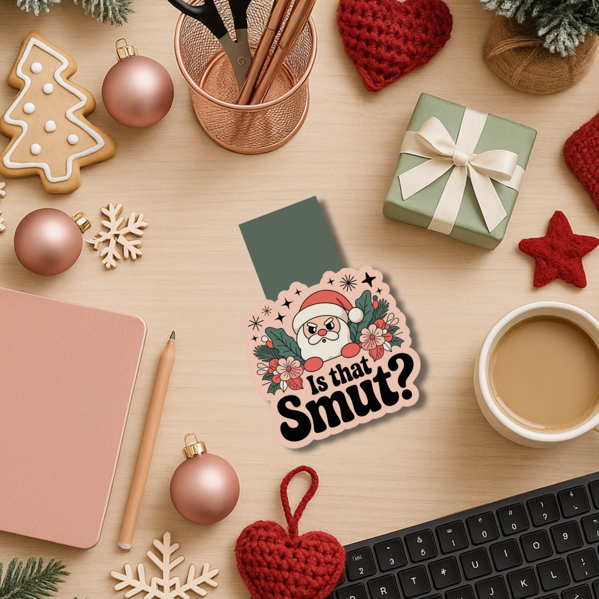Santa Smut Bookmark