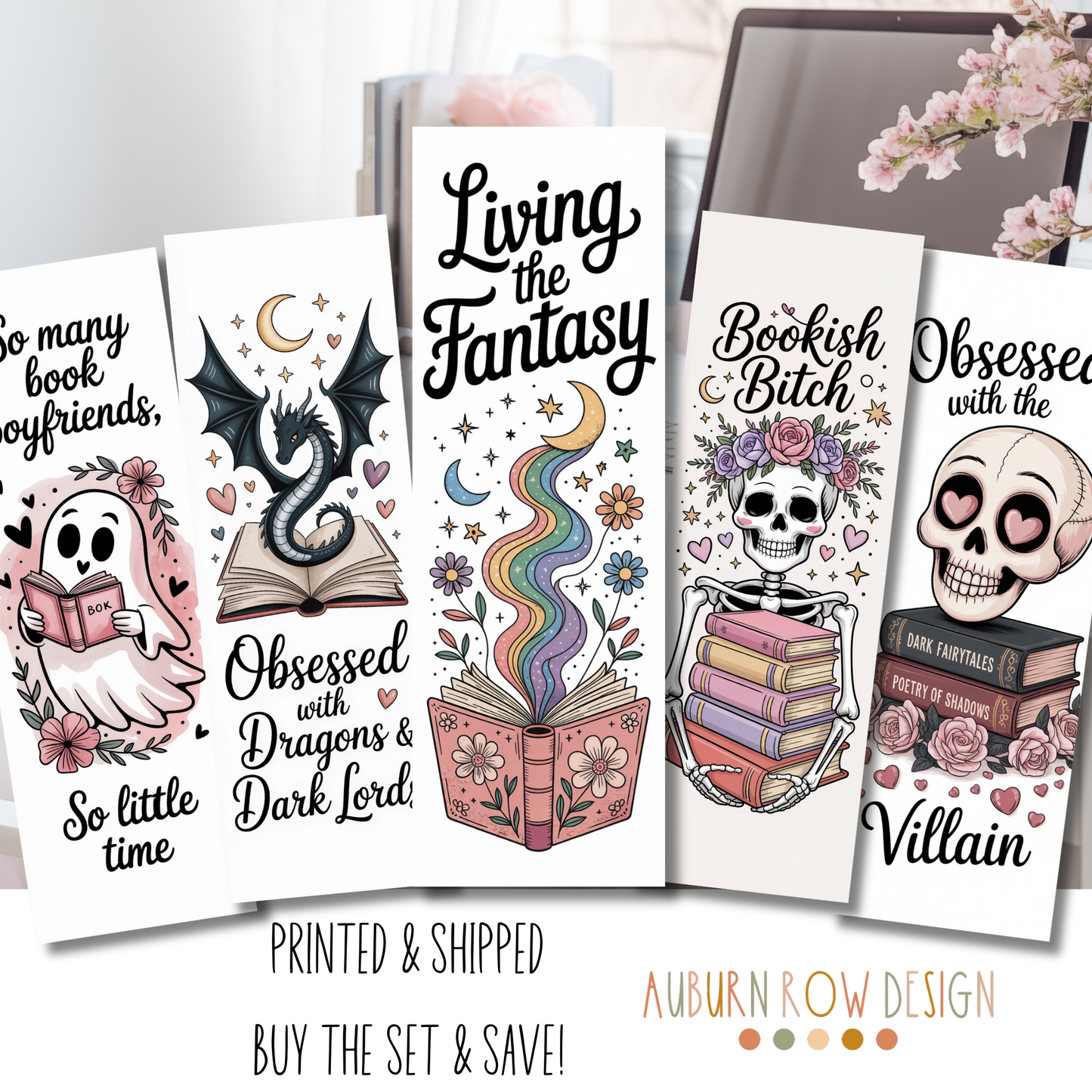 Fantasy Bookmark Set or Individual