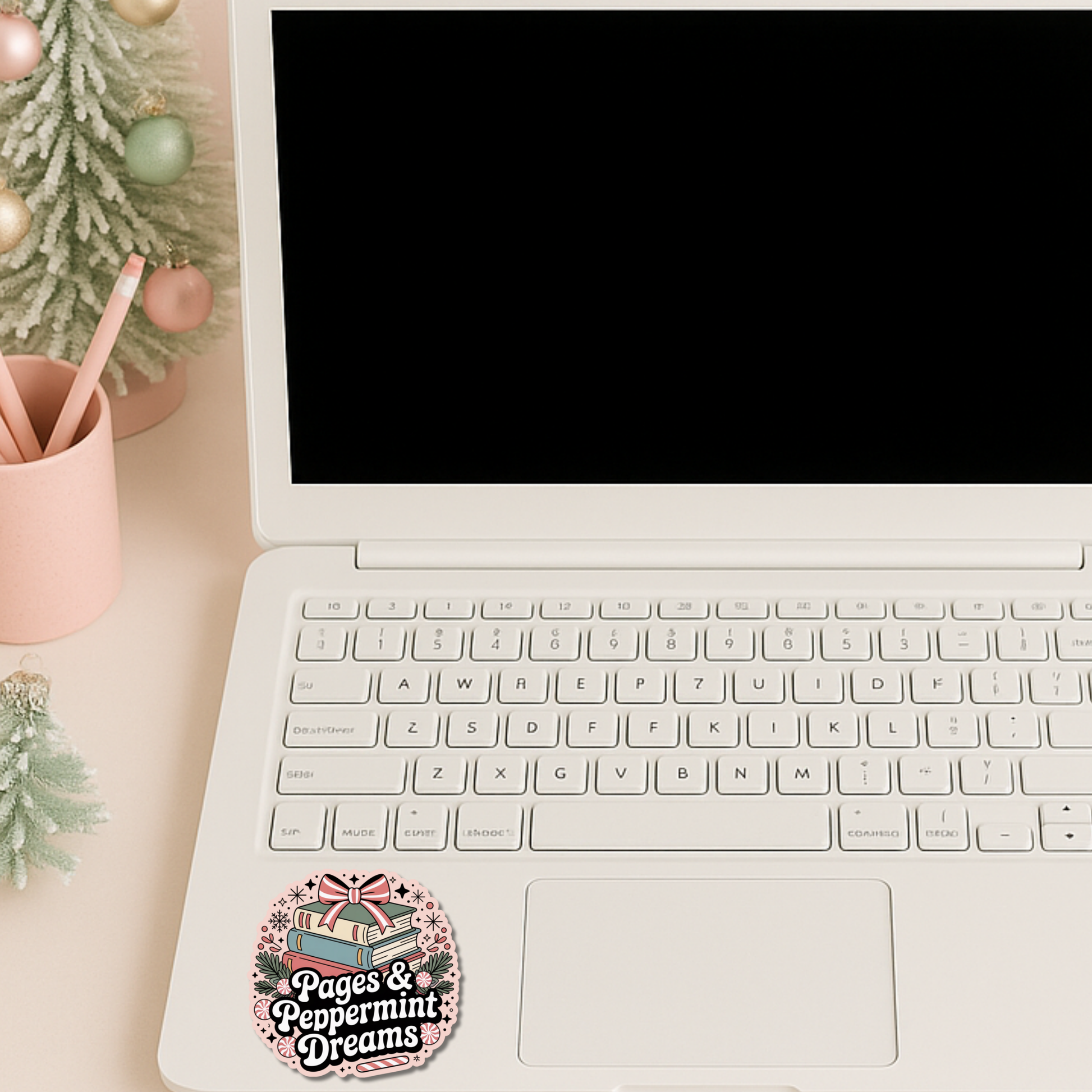 Bookish Christmas Sticker