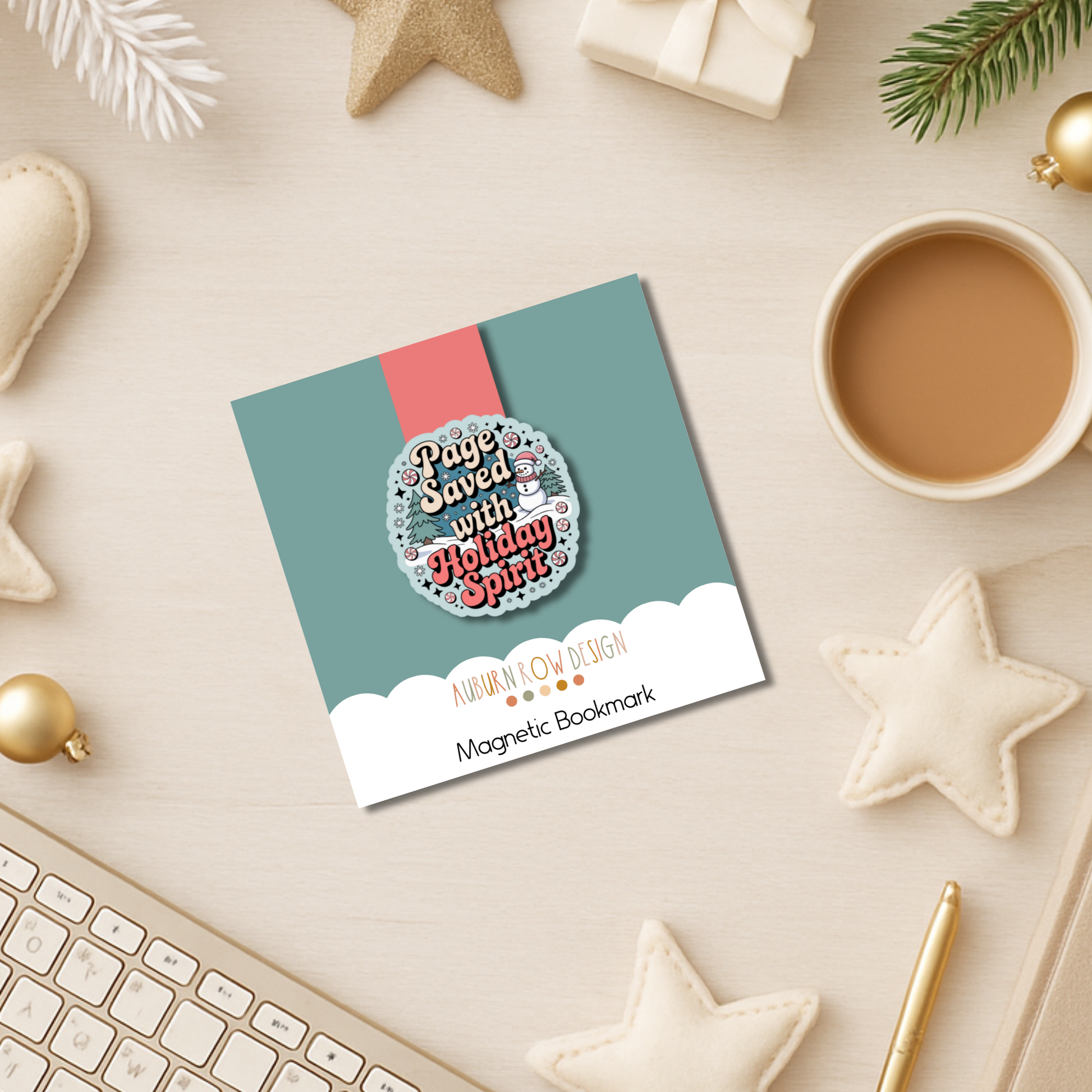 Christmas Magnetic Bookmark