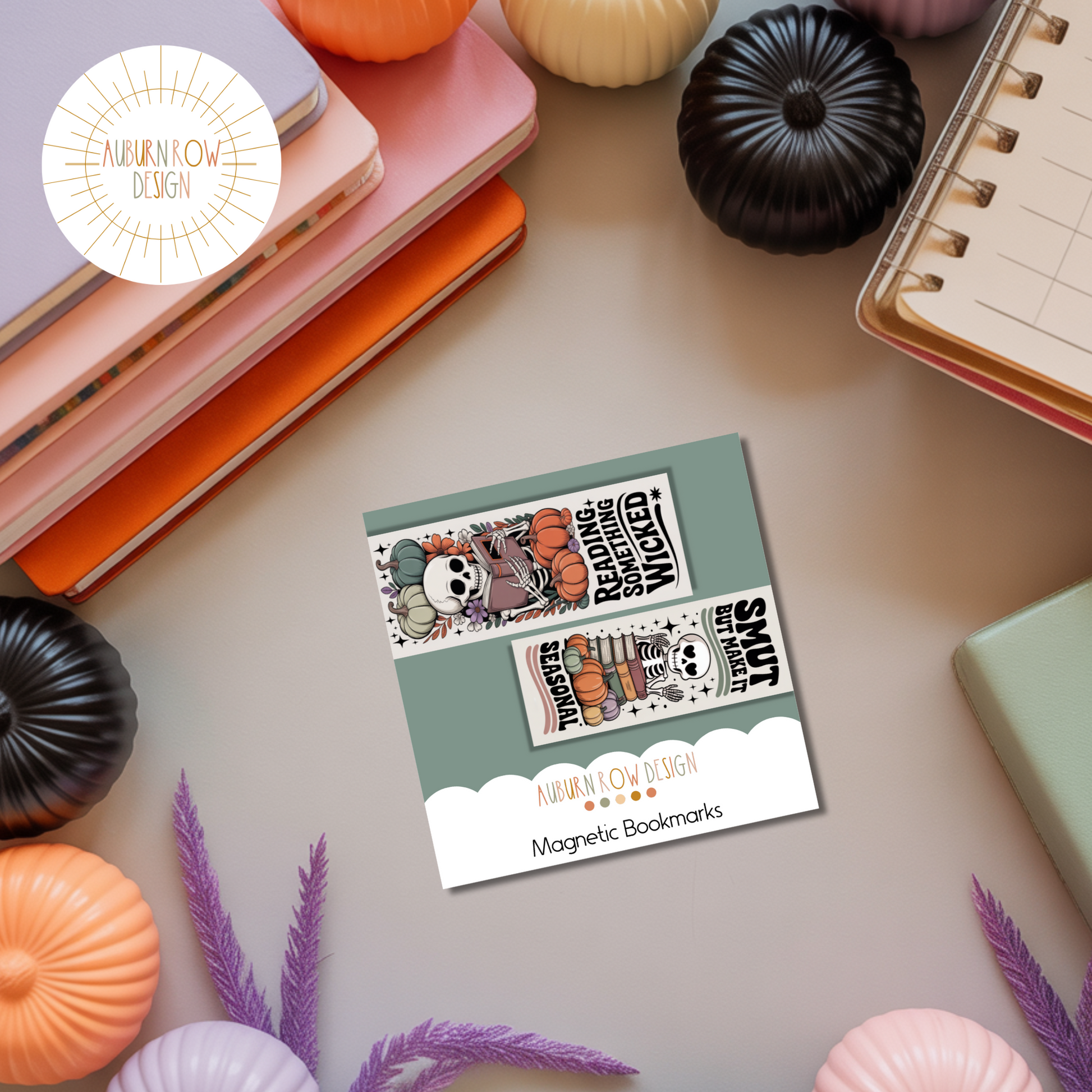 Smut Halloween Magnetic Bookmark Set